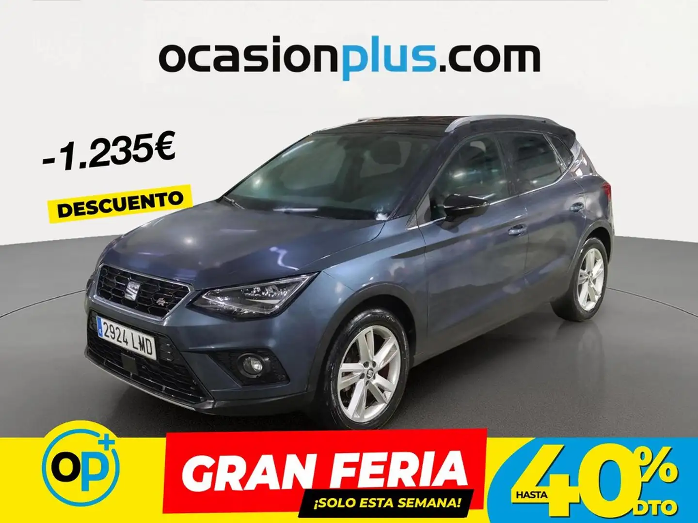 SEAT Arona 1.0 TGI S&S FR 90 Gris - 1