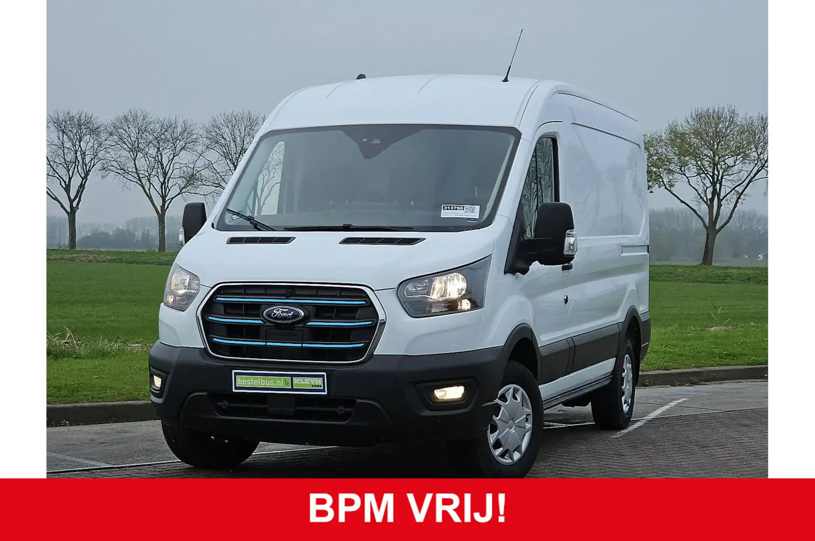 Ford E-Transit L2H2 68 kWh Groot Navi 360Camera Stoelverwarming Blanco - 2