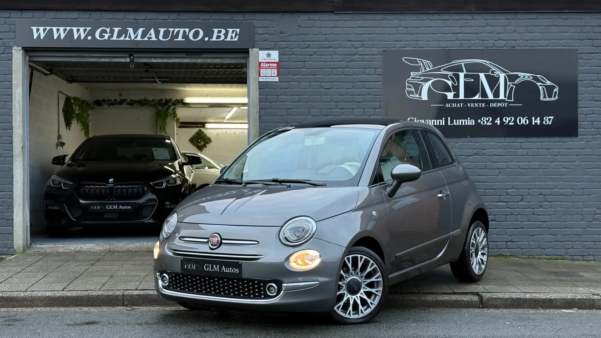 Fiat 500 500 1.2i Lounge * 1ERE PROPRIETAIRE * GARANTIE 12M Grigio - 2