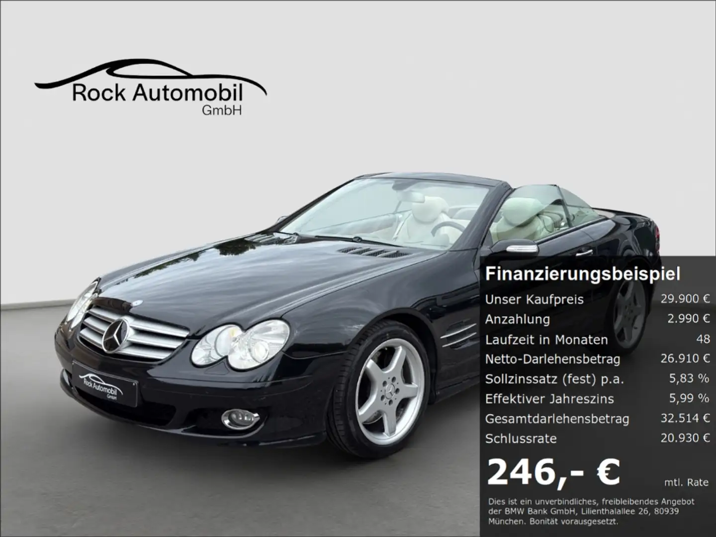 Mercedes-Benz SL 500 7G-Tronic AMG Bose Sitzbelüftung TÜV NEU Noir - 1