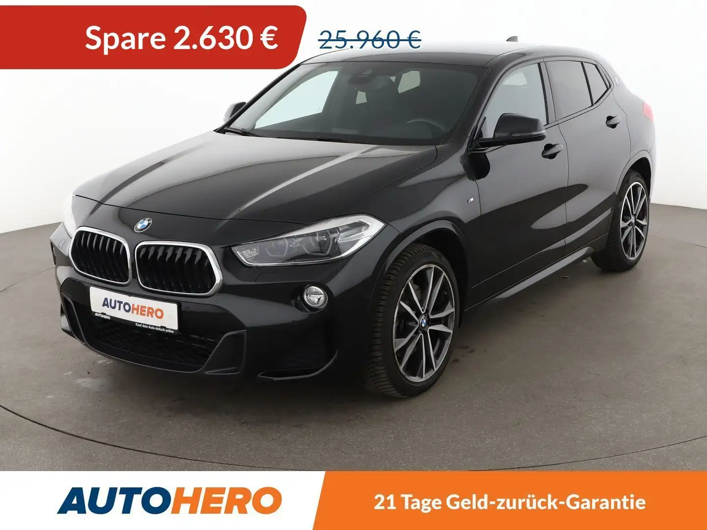 BMW X2 sDrive 20i M Sport Aut.*NAVI*LED*TEMPO*PDC* Negro - 1