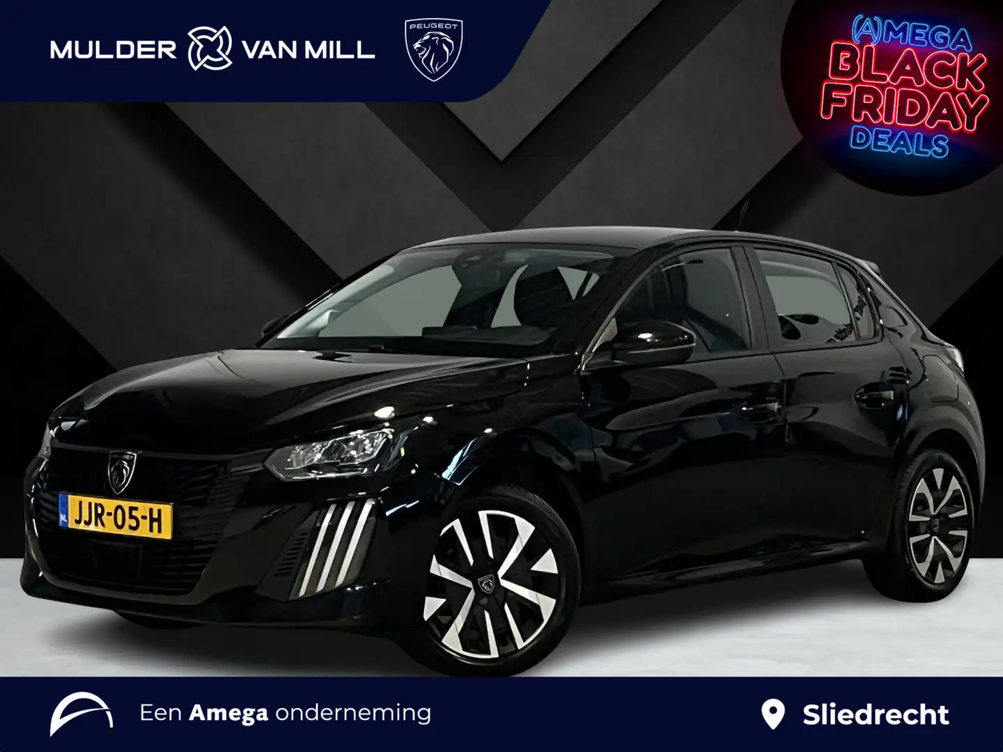Peugeot 208 Active 1.2 75pk | STOELVERW. | PARKEERHULP | APPLE Noir - 1