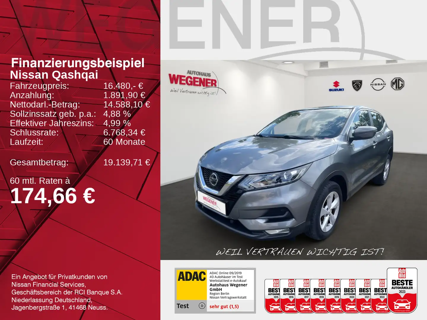 Nissan Qashqai QASHQAI 1.3 DIGT 140 PS SHIRO NAVI AC KAMERA SHZ Gris - 2