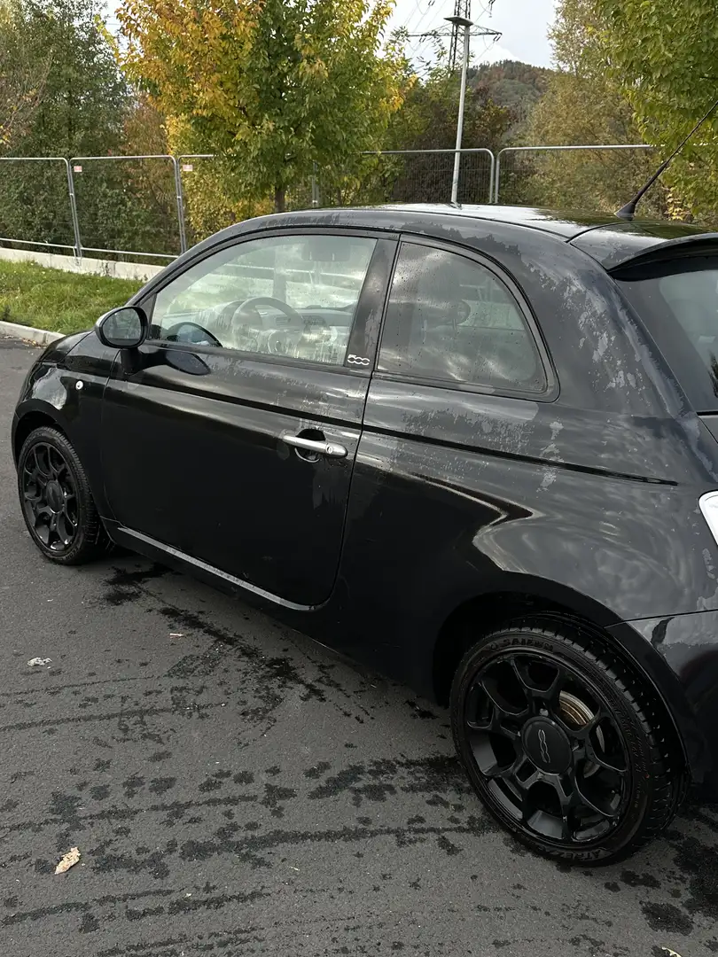 Fiat 500 0,9 TwinAir Turbo Twinair Schwarz - 2