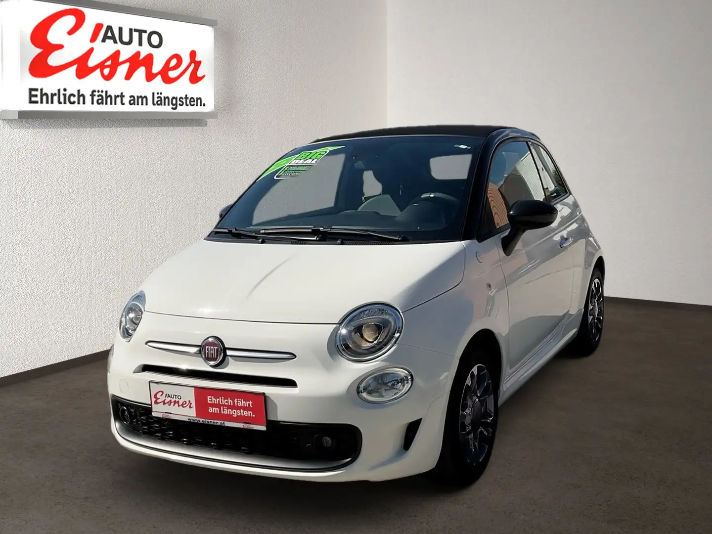 Fiat 500C 500 Cabrio 1.0 Google Facelift KlimaA LM PDC Schwarz - 2