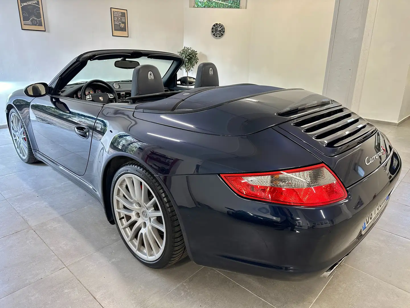 Porsche 997 4S CABRIO * ITALIANA * BOOK SERVICE *PRIMA VERNICE Bleu - 2