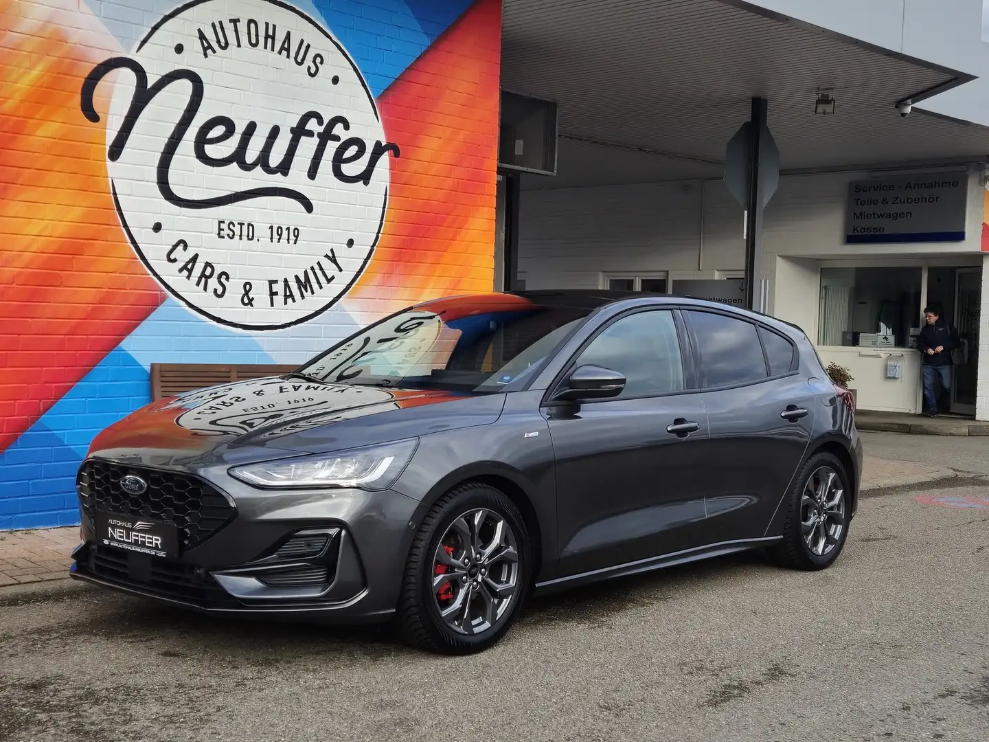 Ford Focus ST-Line X MHEV/PANO/LED/ACC/RFK/B&O Gris - 1