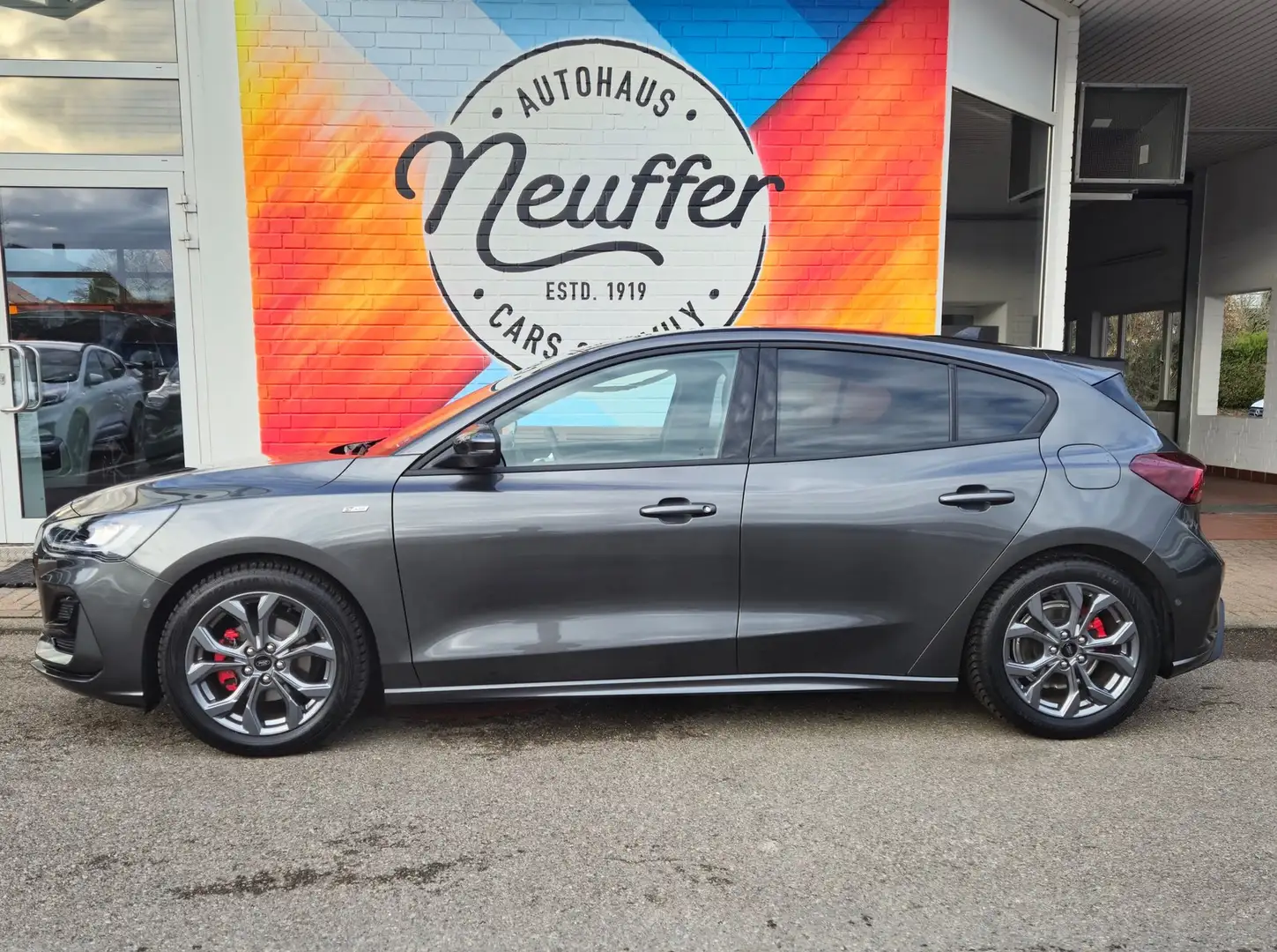 Ford Focus ST-Line X MHEV/PANO/LED/ACC/RFK/B&O Gris - 2
