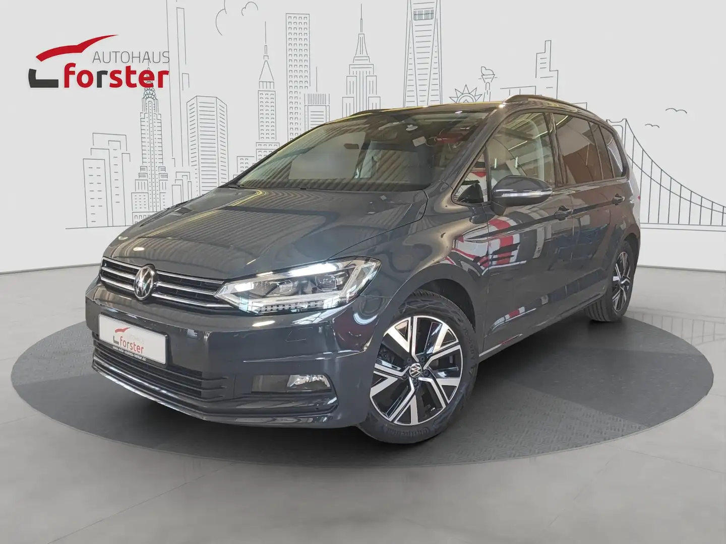 Volkswagen Touran 1.5 TSI ACC Kamera Standh. IQ.Light AHK Gris - 1