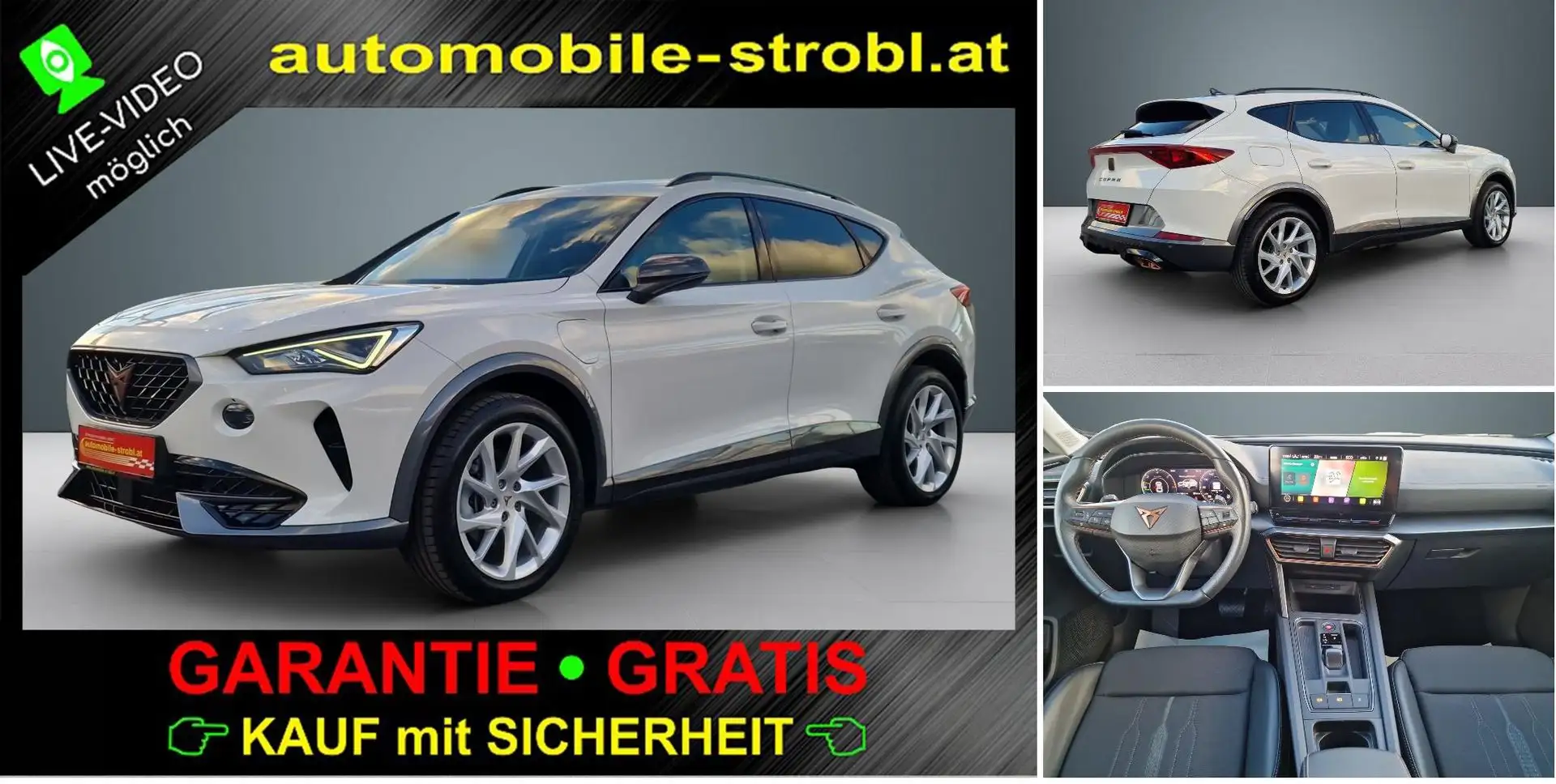 CUPRA Formentor 1.4 e-HYB Virt.C. LED ACC Sitzhzg GARANTIE Bianco - 1