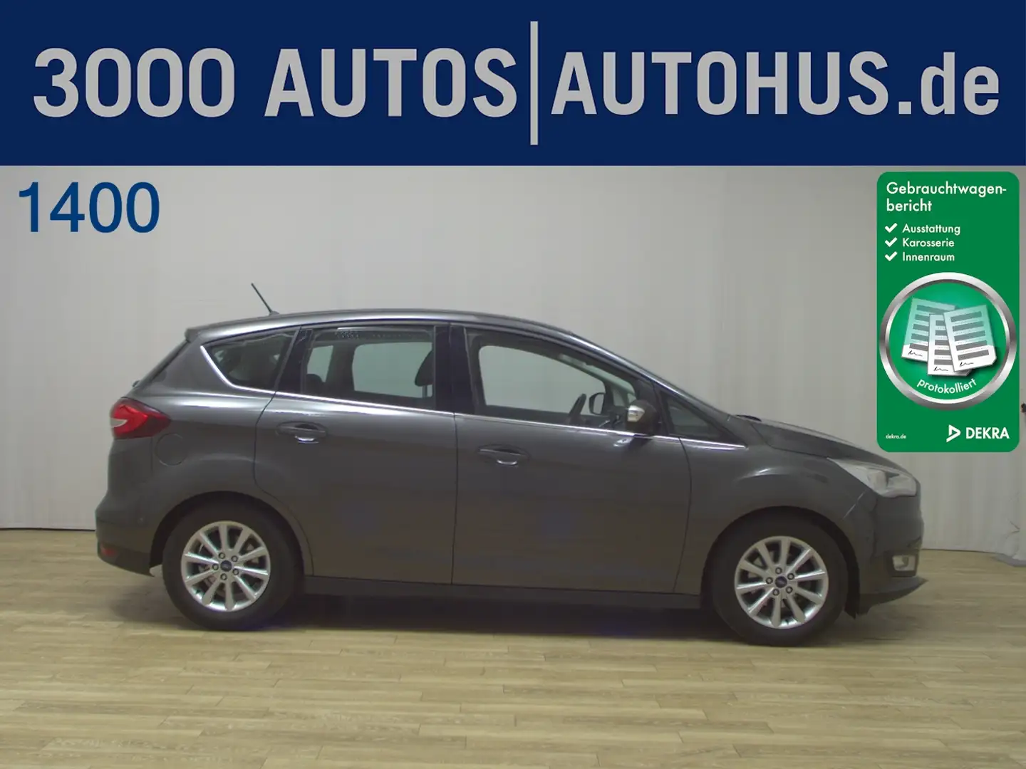 Ford C-Max 1.5 TDCi Titanium Navi Active PDC AUT LM Grau - 1
