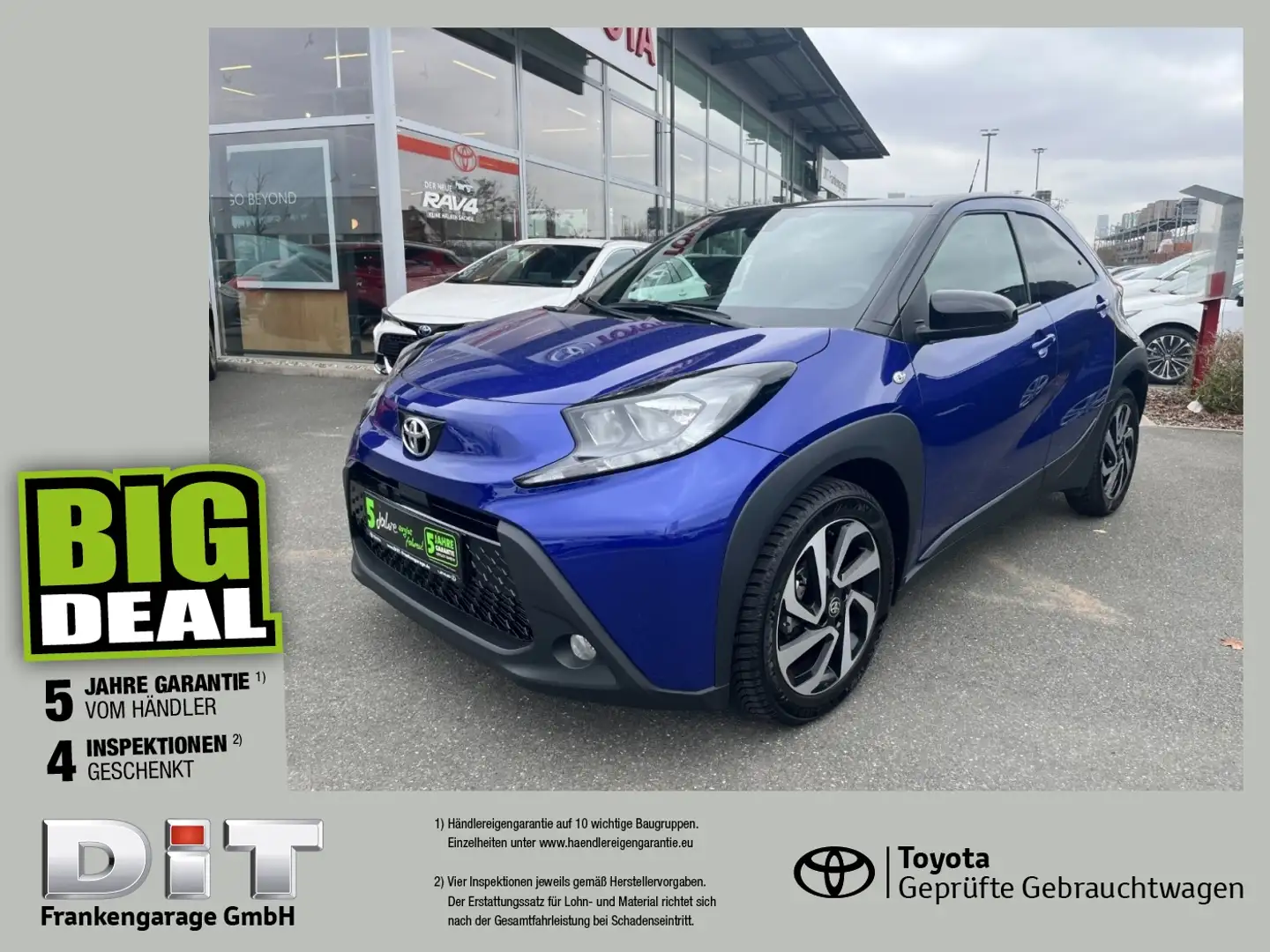 Toyota Aygo X VVT-i 1.0 Pulse Kamera, SHZ, AppleCarPlay Azul - 1