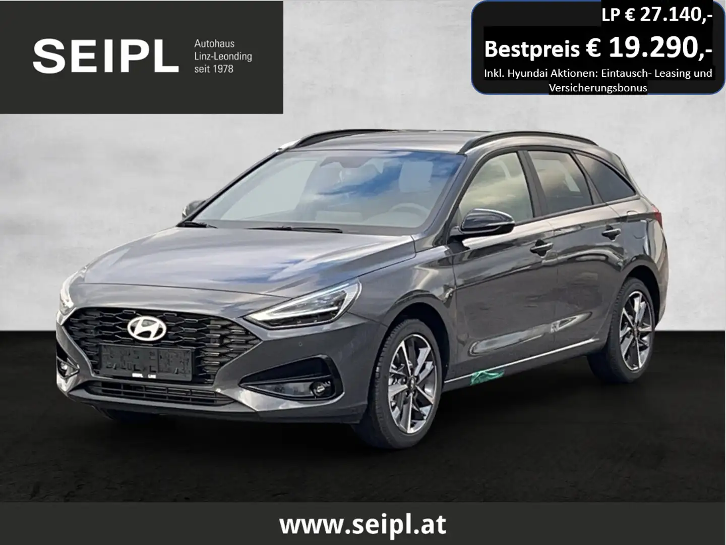 Hyundai i30 Kombi 1,5 DPI Go! Plus*€ 19.290,- Superbonus* Grau - 1