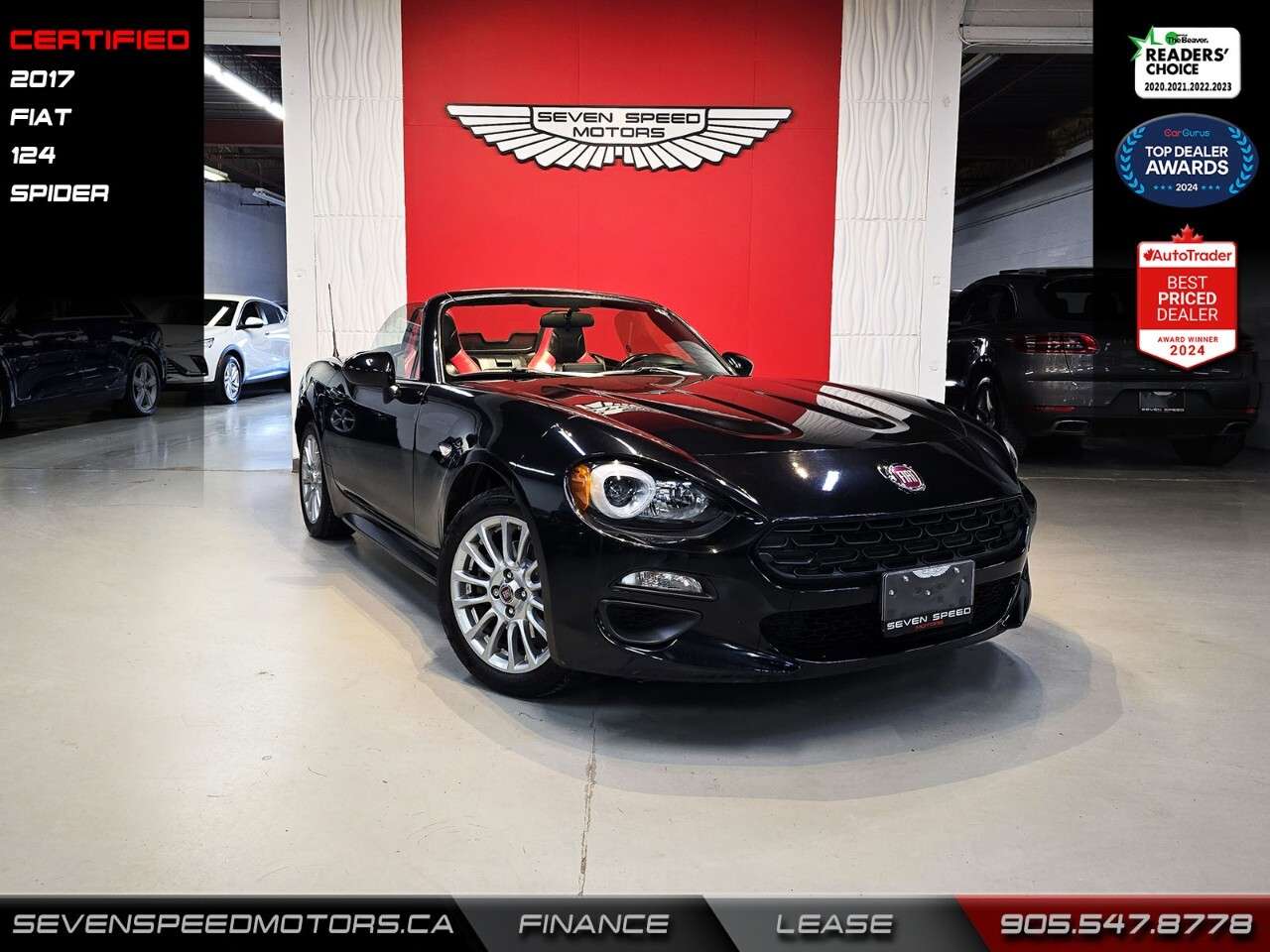 2017 Fiat 124 Classica/CleanCarfax/OneOwner/Certified/Finance