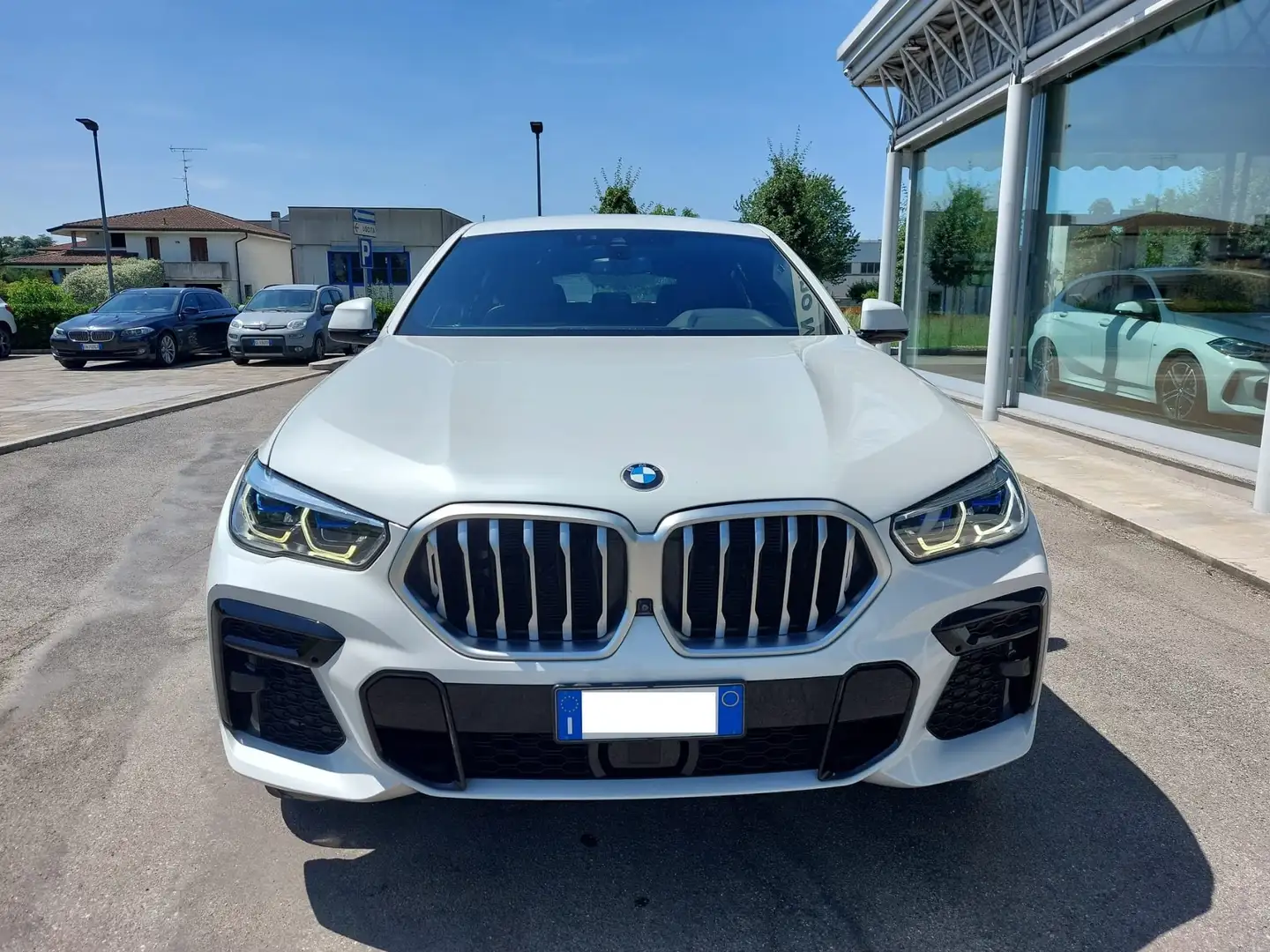 BMW X6 X6 G06 xdrive30d mhev 48V Msport auto Bianco - 2