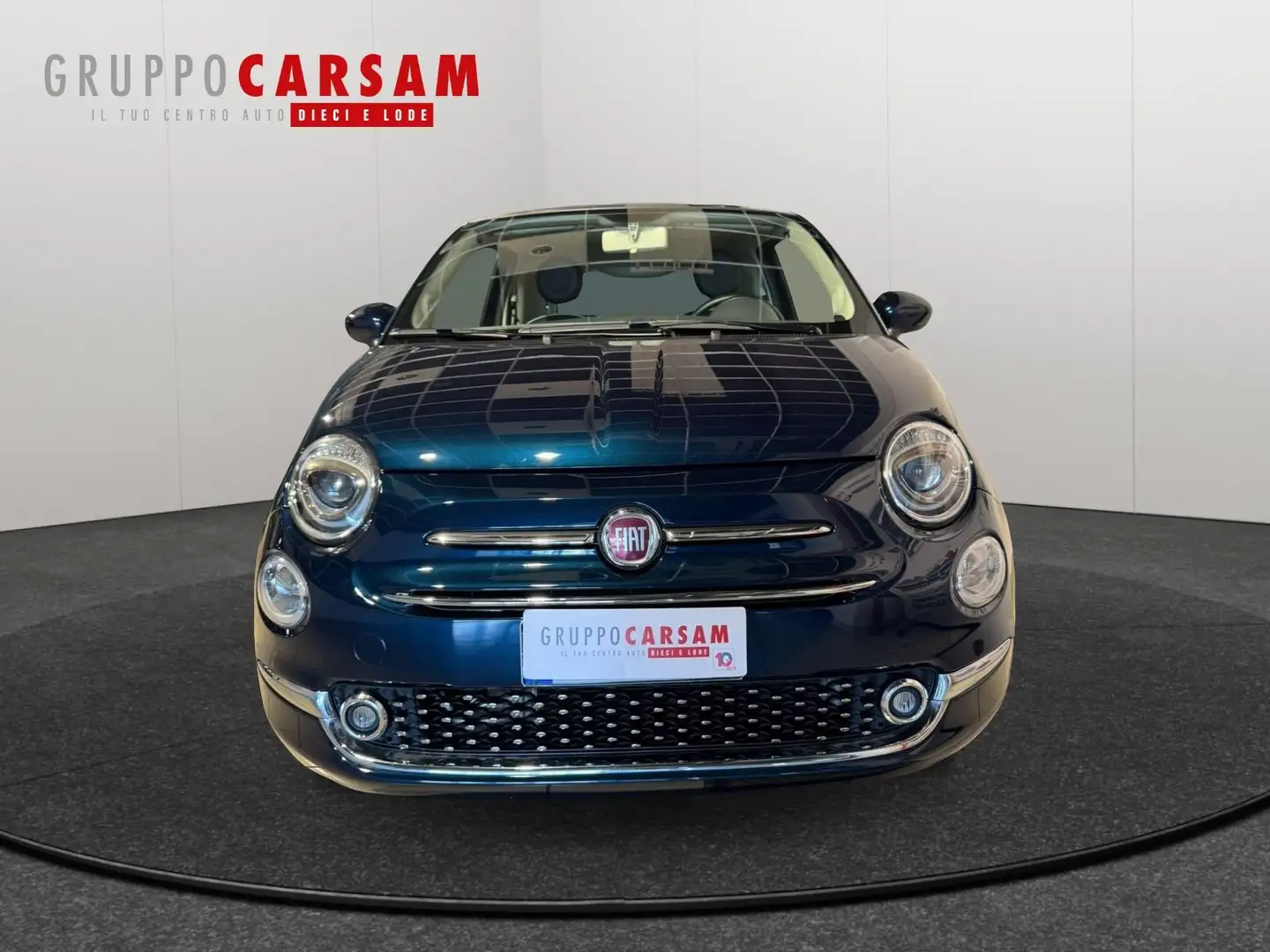 Fiat 500 1.2 Lounge Blauw - 2