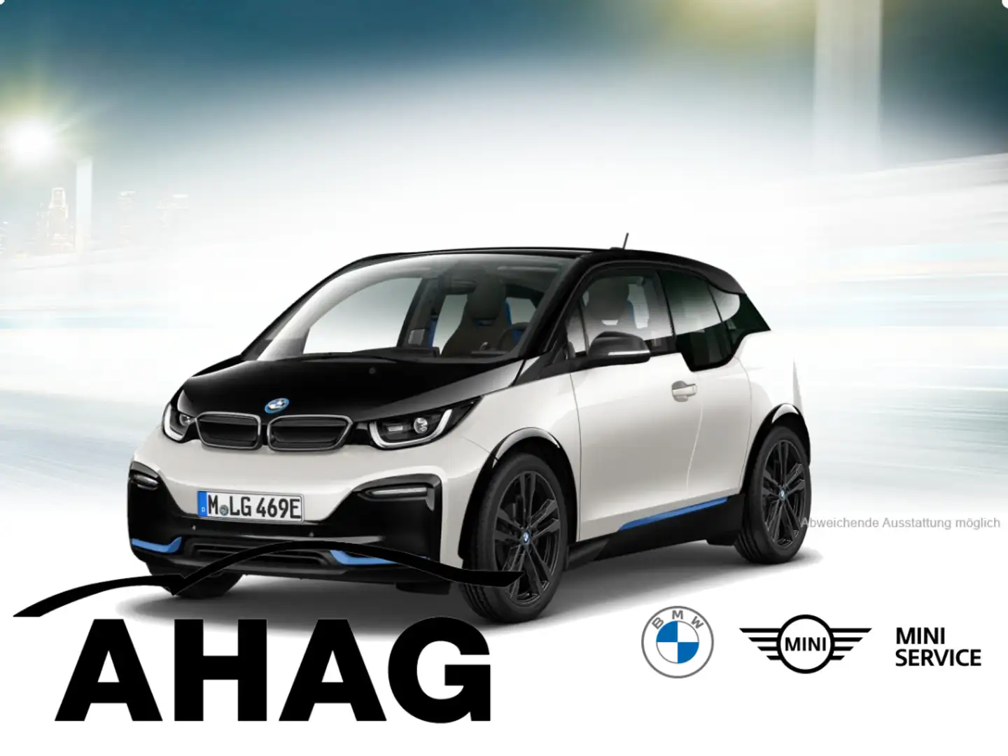 BMW i3 s (120 Ah), 135kW Navi Business Klimaaut. PDC Weiß - 2