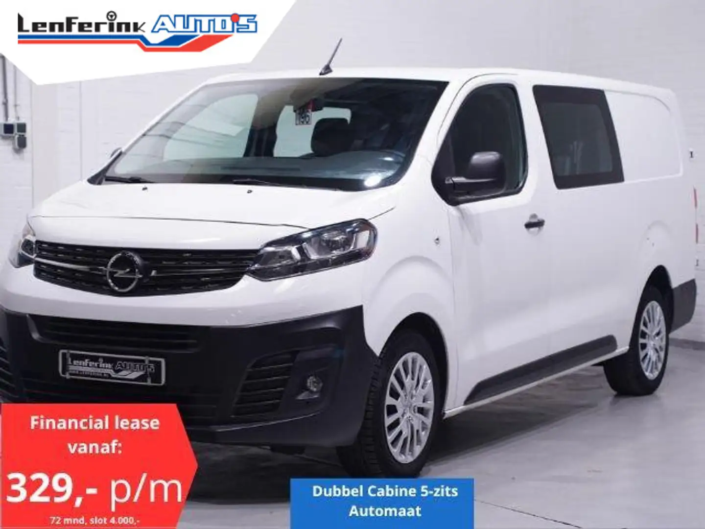 Opel Vivaro 2.0 CDTI 122 pk L3 Dubbel Cabine Automaat Airco Cr Blanc - 1