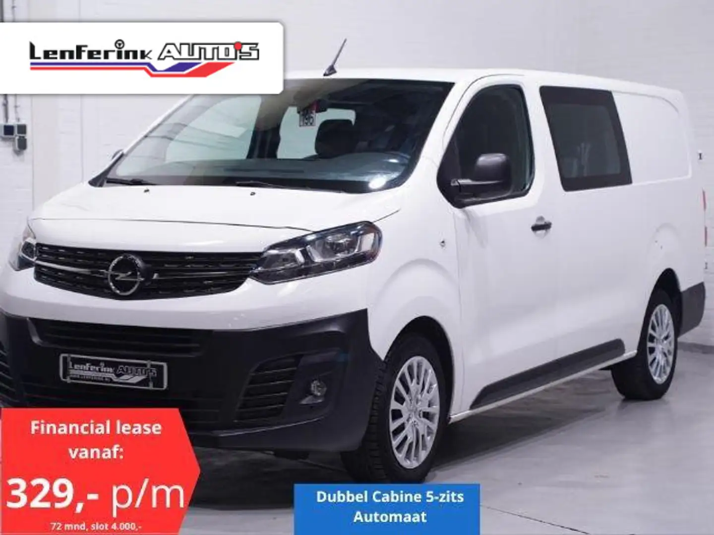 Opel Vivaro 2.0 CDTI 122 pk L3 Dubbel Cabine Automaat Airco Cr Wit - 1