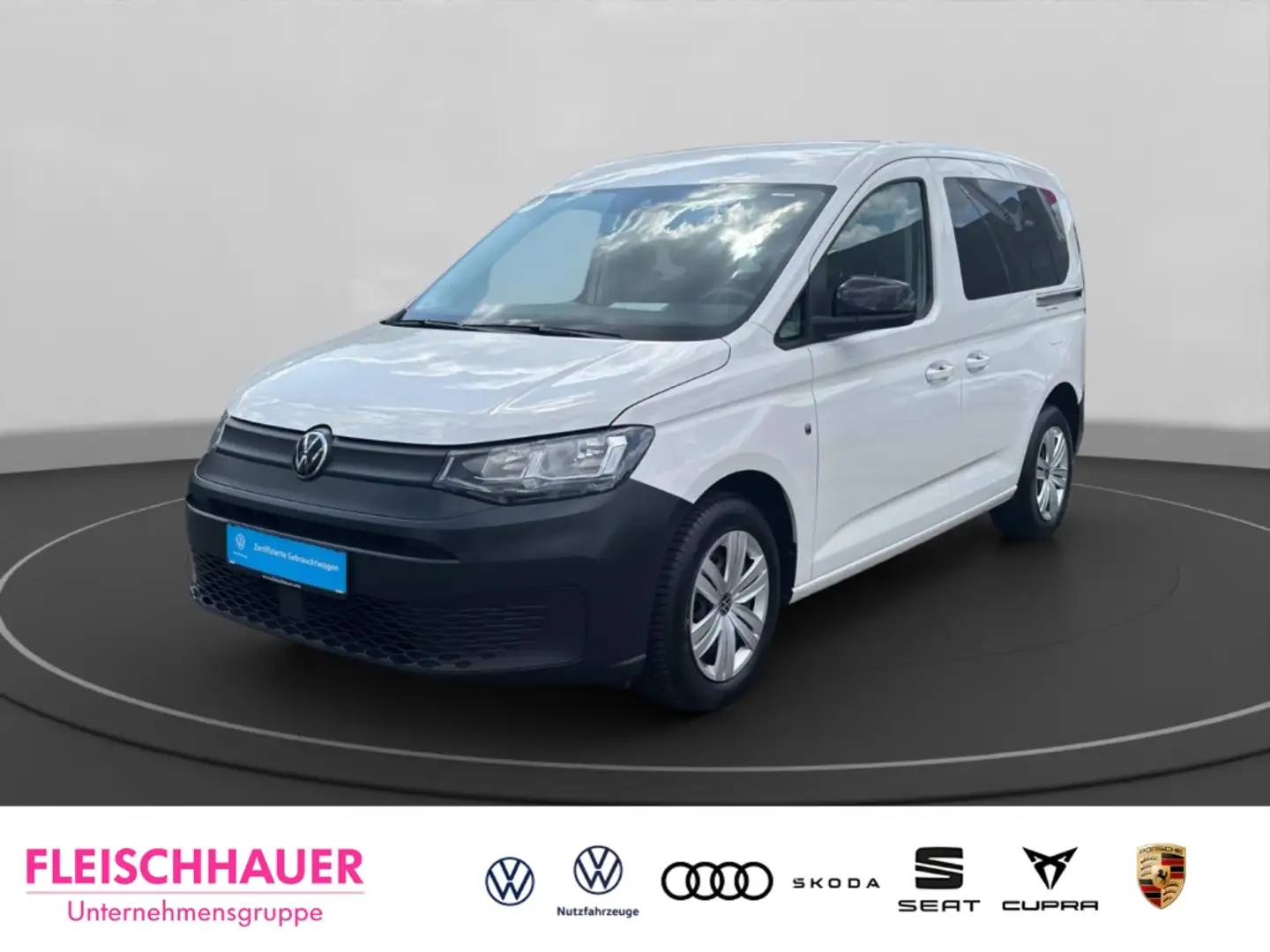 Volkswagen Caddy 2.0 TDI+KLIMAANLAGE+DAB+TEMPOMAT Bianco - 1