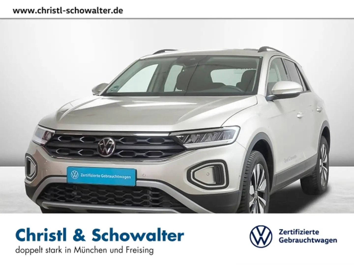 Volkswagen T-Roc 2.0 TDI DSG MOVE AHK LED NAVI Silber - 1