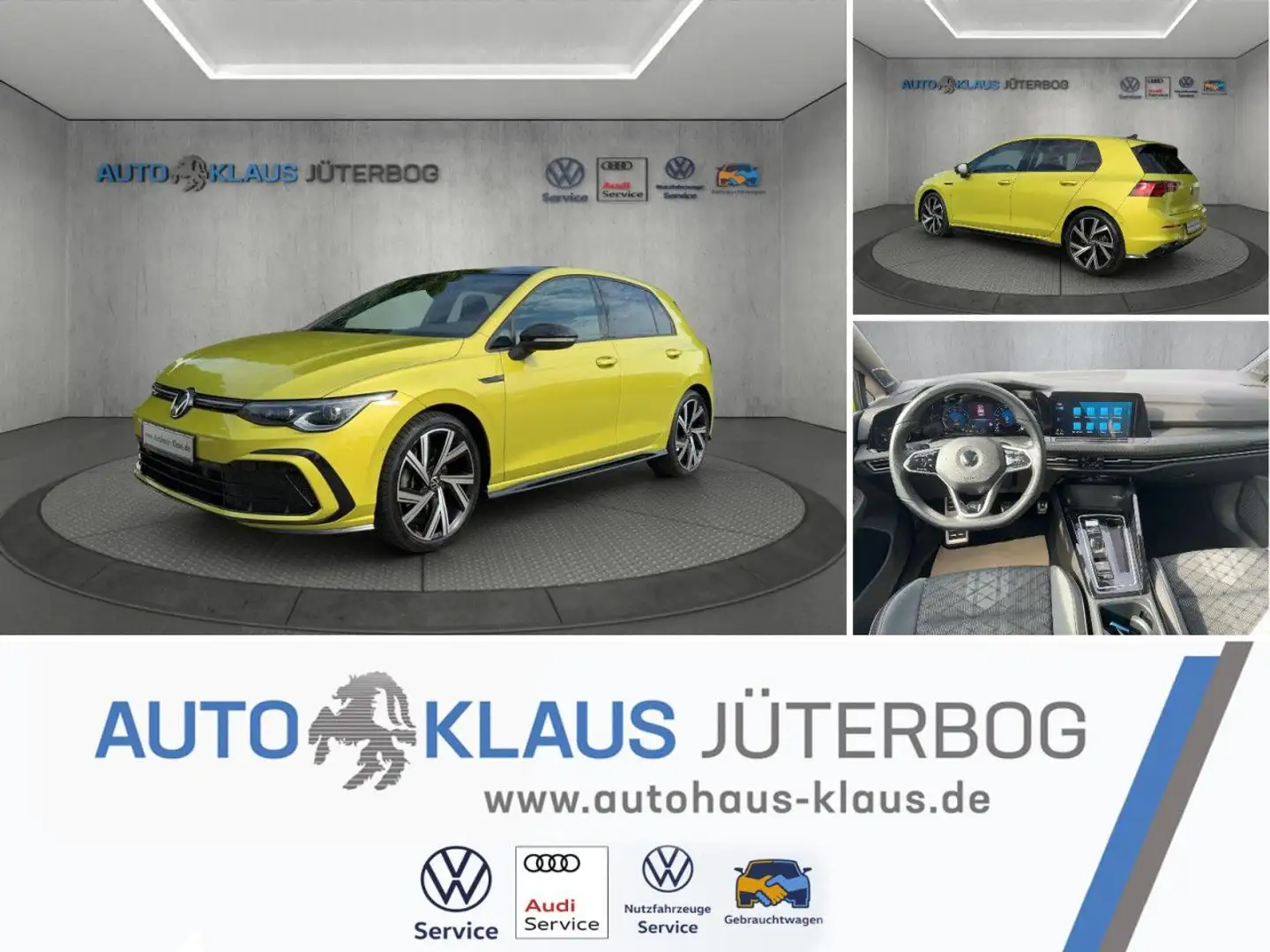 Volkswagen Golf VIII (8) R-Line 2.0 TSI -4Motion- Black Style Gelb - 1