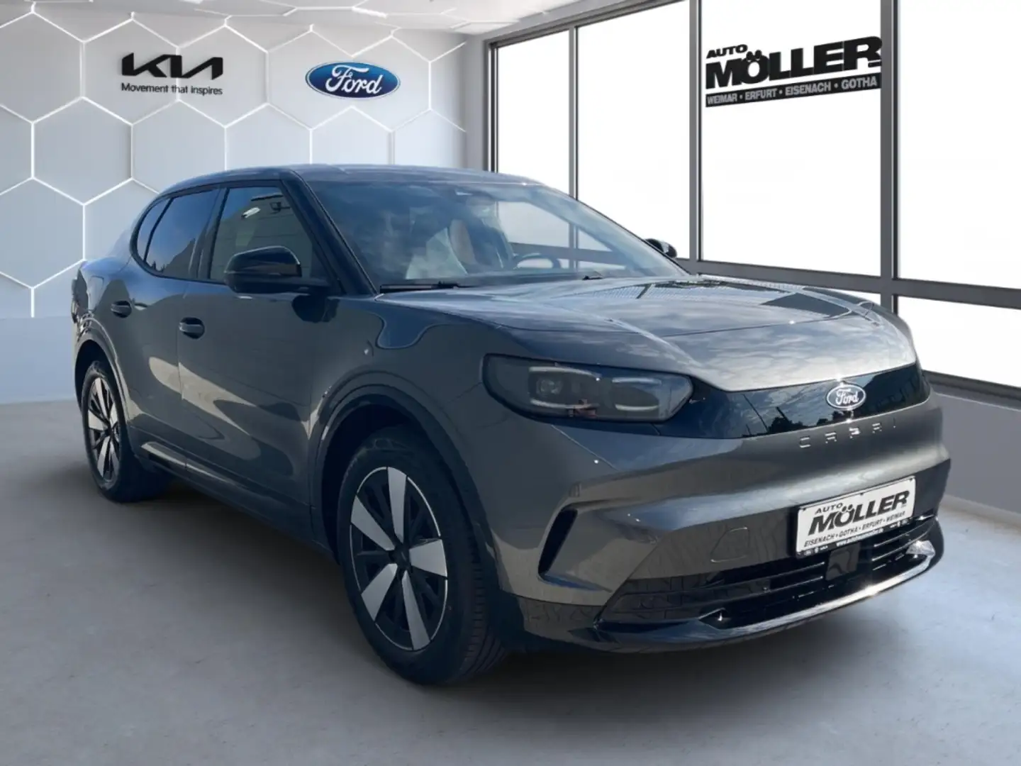 Ford Capri RWD 77 kWh AHK Navi HUD LED 360°Kamera Klimaautom Grau - 2