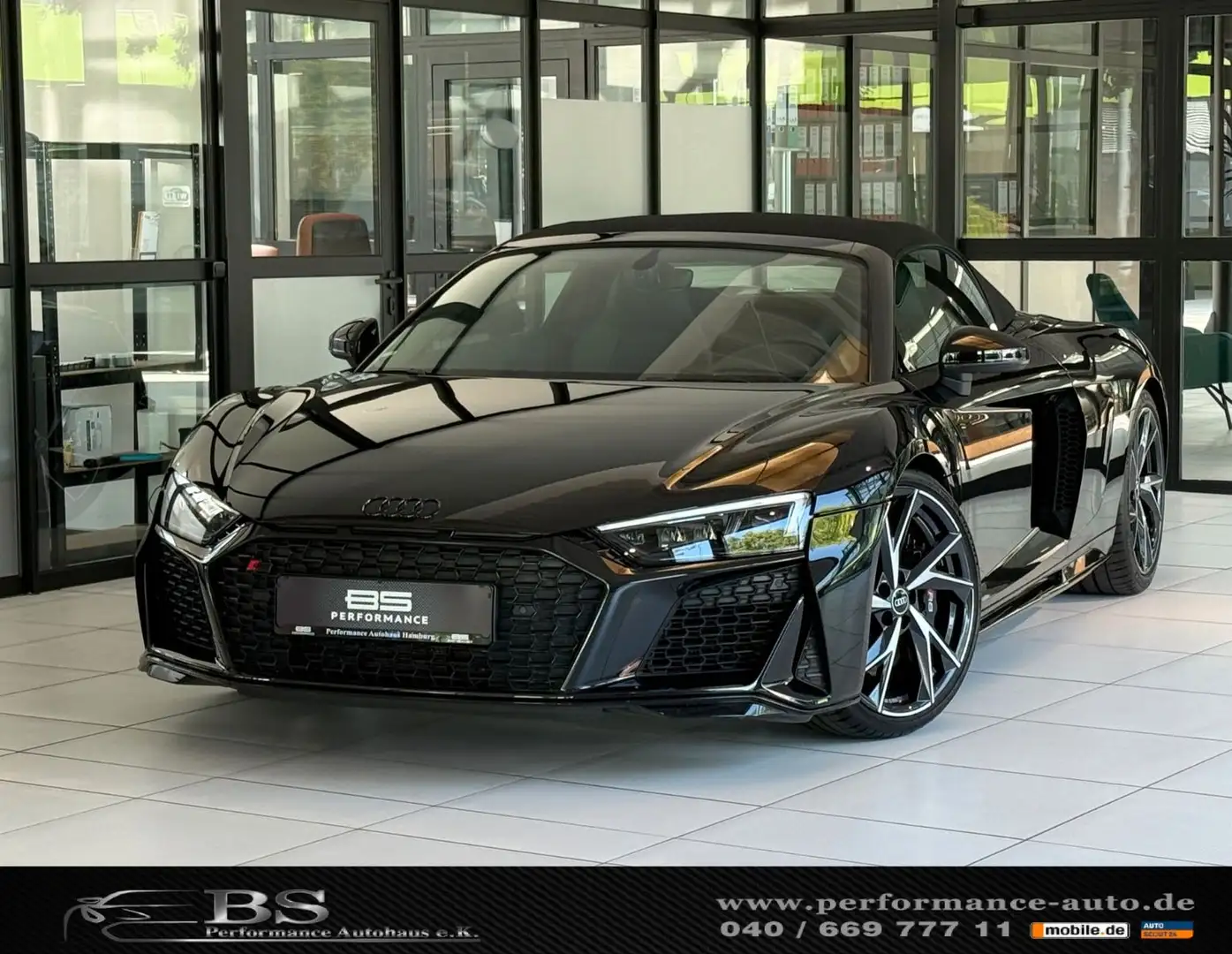 Audi R8 Spyder 5.2 FSI |BLACK-EDITION|B&O|KAMERA|LED| Schwarz - 1