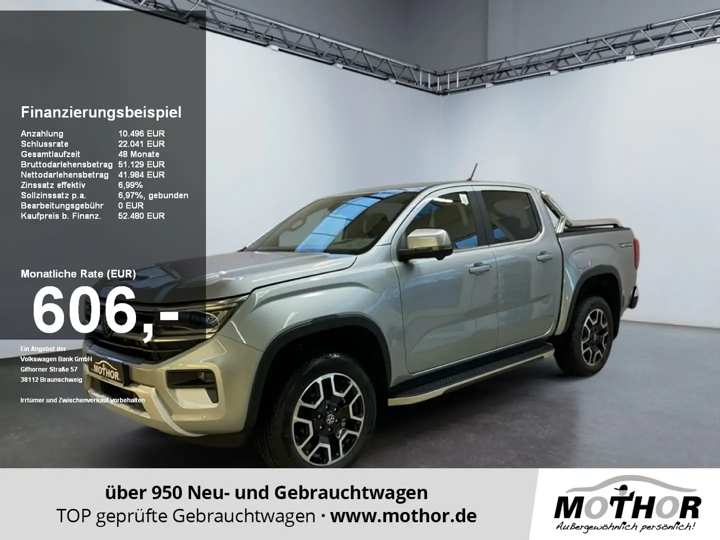 Volkswagen Amarok Doppelkabine 2.0 TDI 4Motion FLA NAVI Argent - 1
