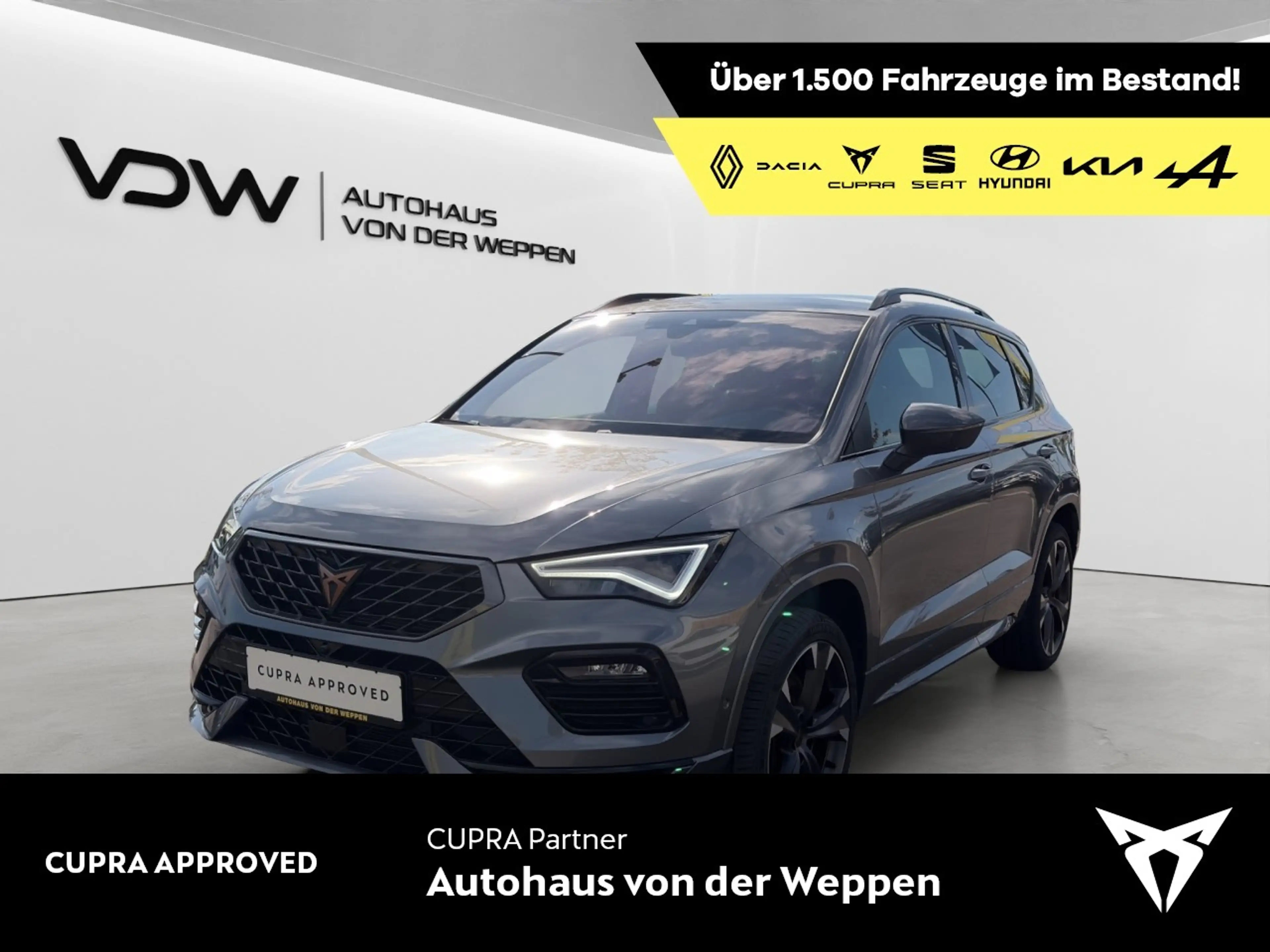 CUPRA Ateca TSI DSG VZ 4Drive 5JGar TopView eHeck SHZ