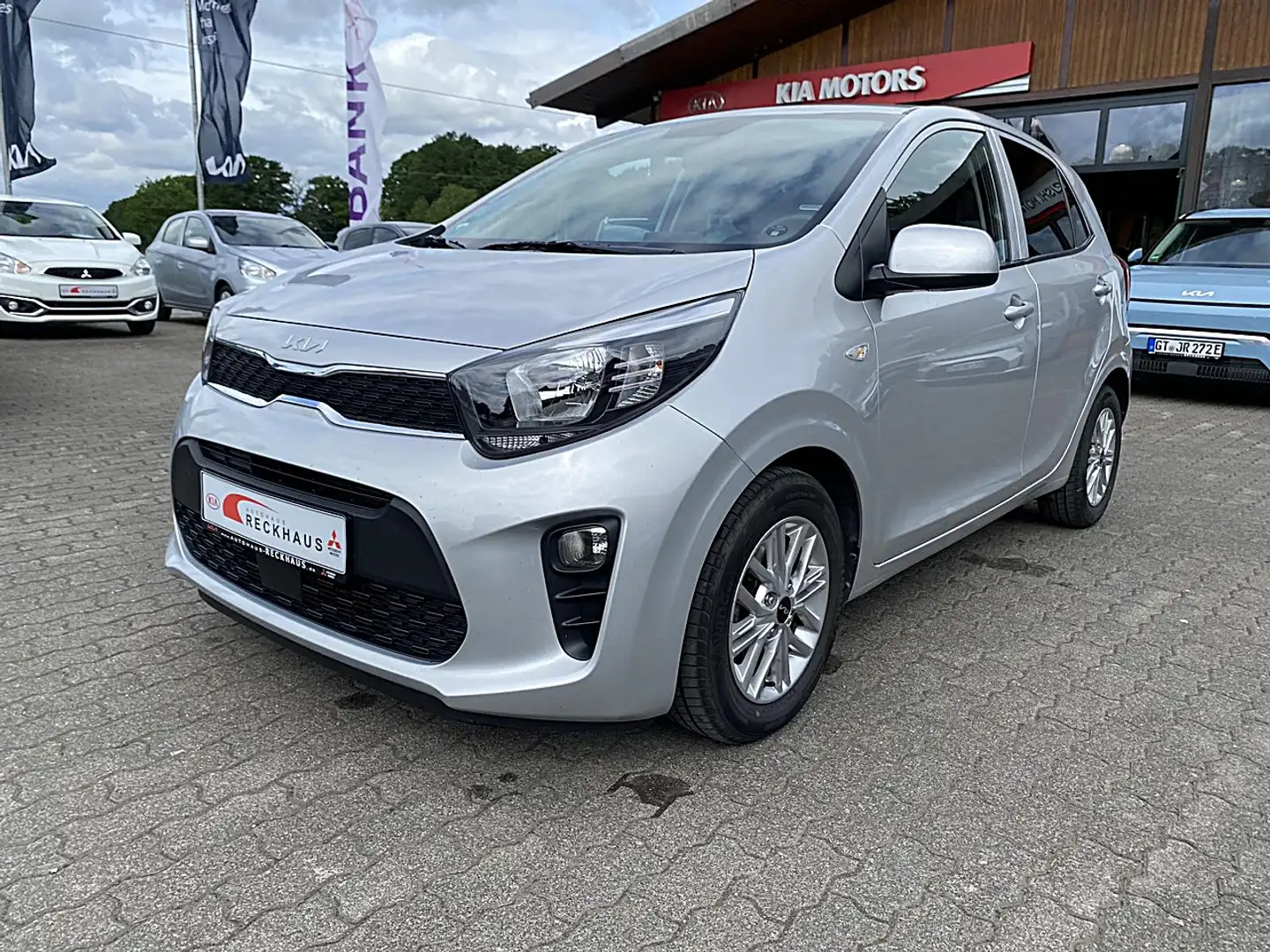 Kia Picanto 1.0 AMT VISION DESIGN Klima Navi Rückfahrkamera Argento - 2