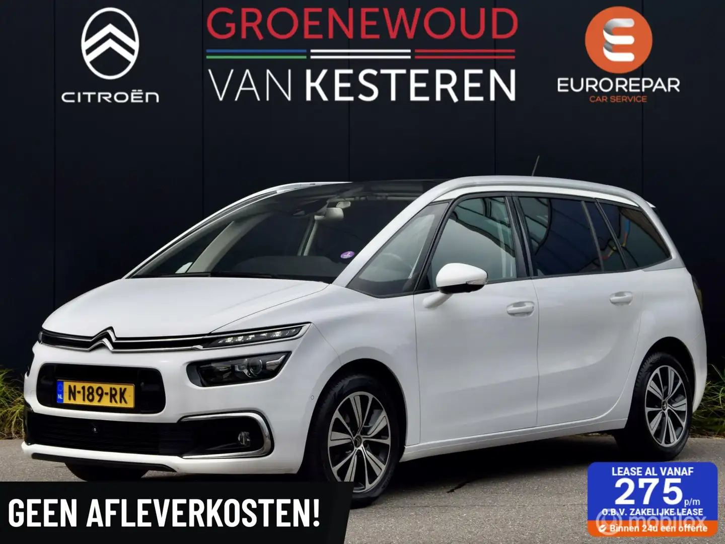 Citroen Grand C4 Picasso Shine I 7-zitter I Panodak I Navi I Blanc - 1