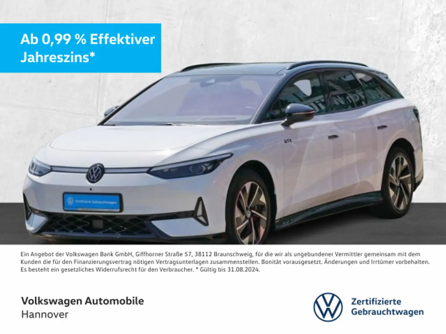 Volkswagen ID.7 Tourer GTX Navi AHK LED ACC PDC Weiß - 1
