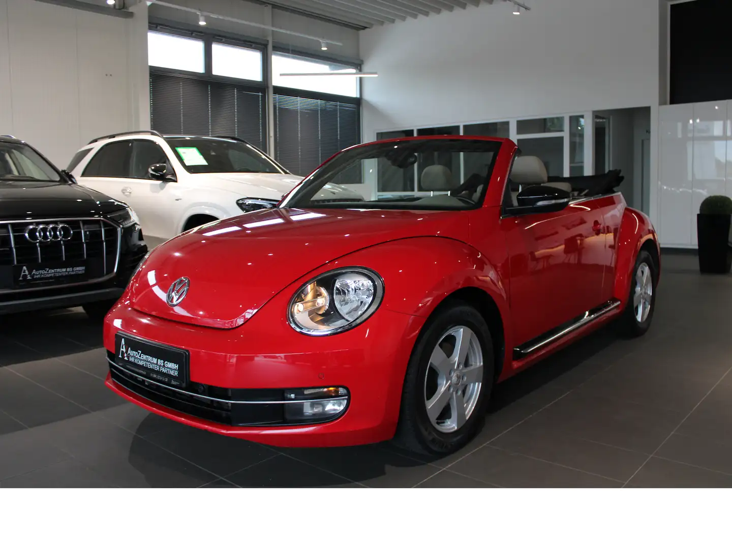 Volkswagen Beetle 2.0 TDI Cabriolet Sport SHZ*NAVI*DSG* Rouge - 1