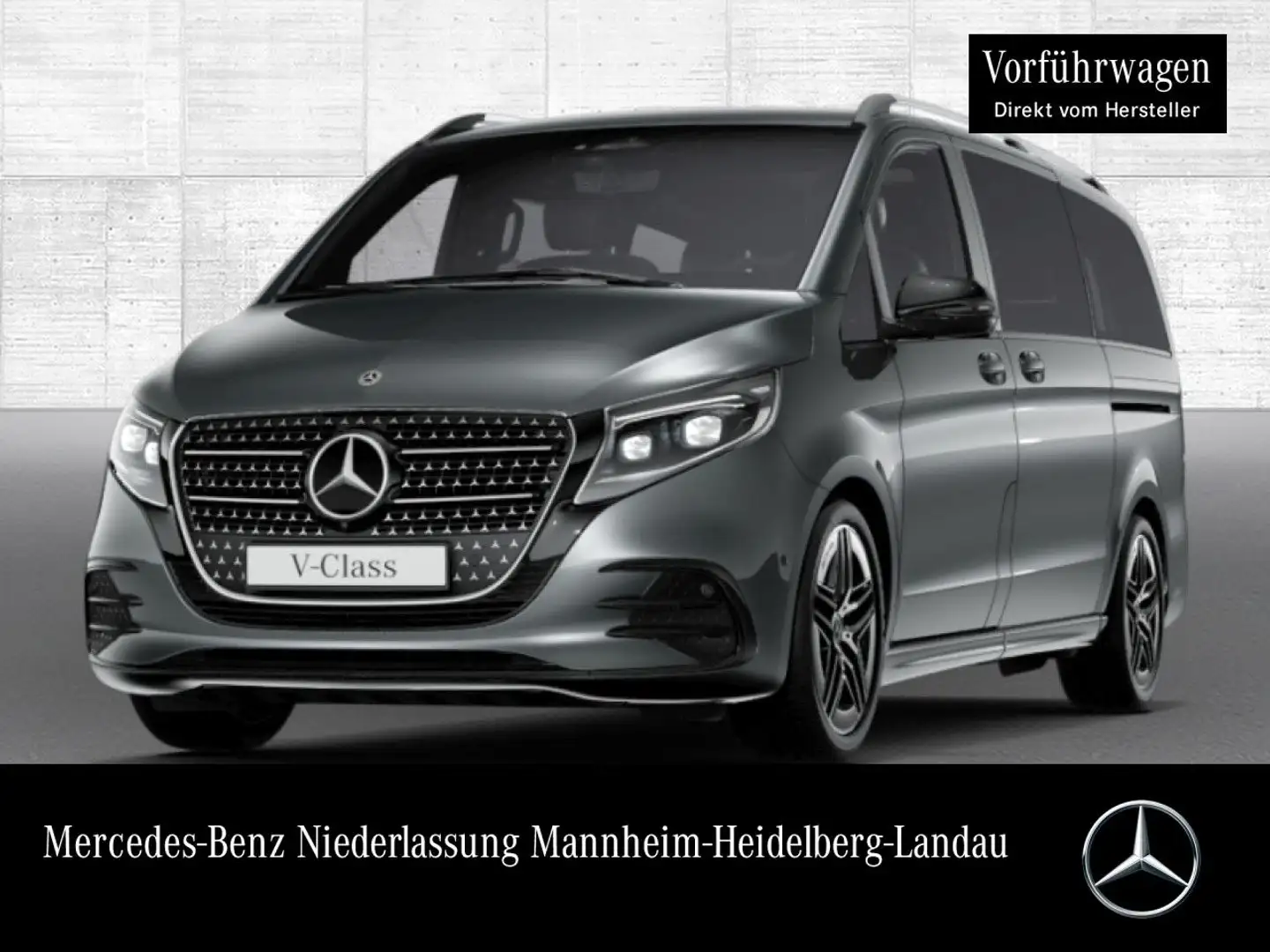 Mercedes-Benz V 300 d 4M AVANTGARDE+Allrad+AMG+SchiebDa+9G+AHK Grau - 1