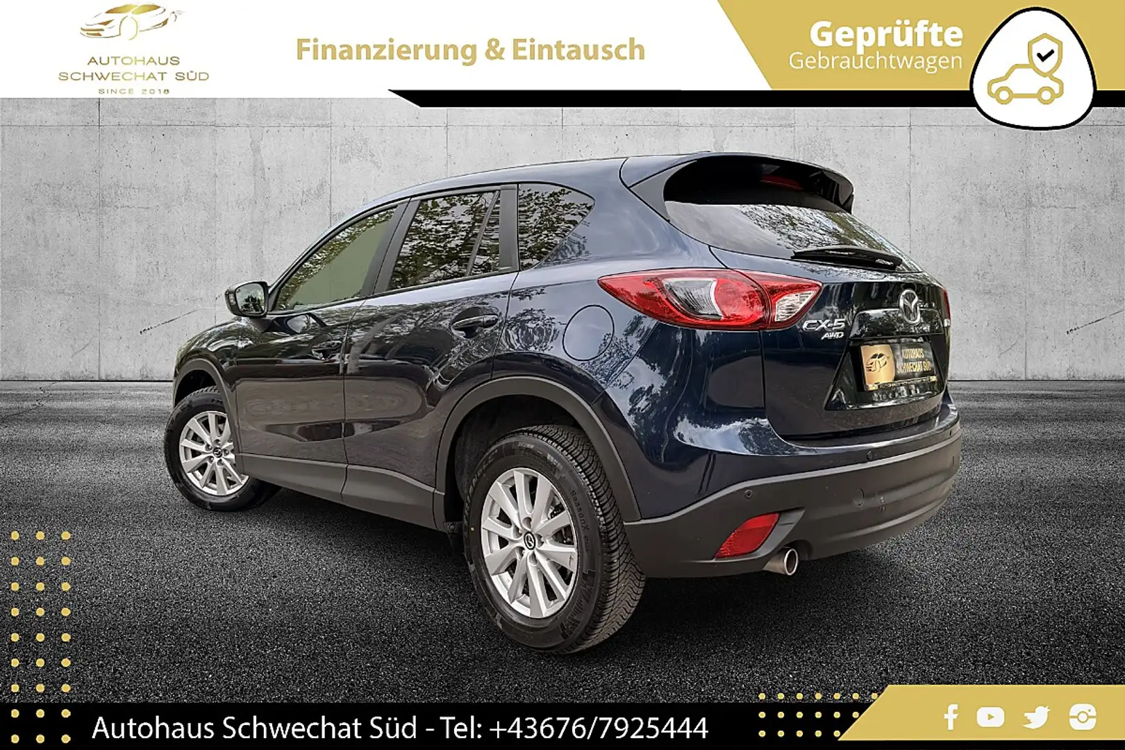Mazda CX-5 CD150 AWD Attraction Aut. Blau - 2