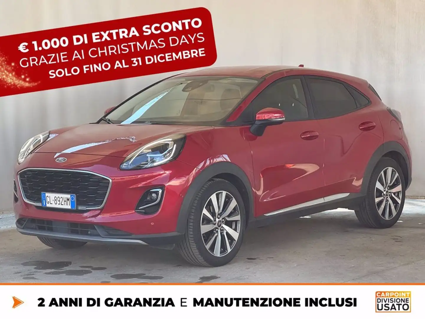 Ford Puma 1.0 ecoboost h titanium x s&s 125cv Roşu - 1