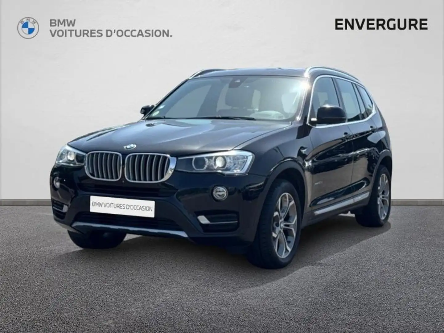 BMW X3 xDrive20dA 190ch xLine Noir - 1