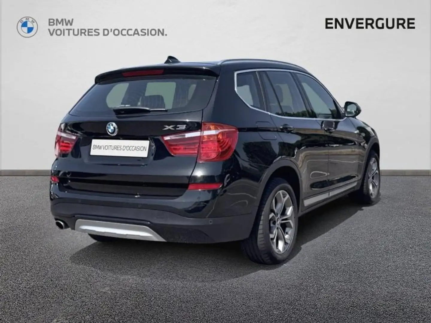 BMW X3 xDrive20dA 190ch xLine Noir - 2