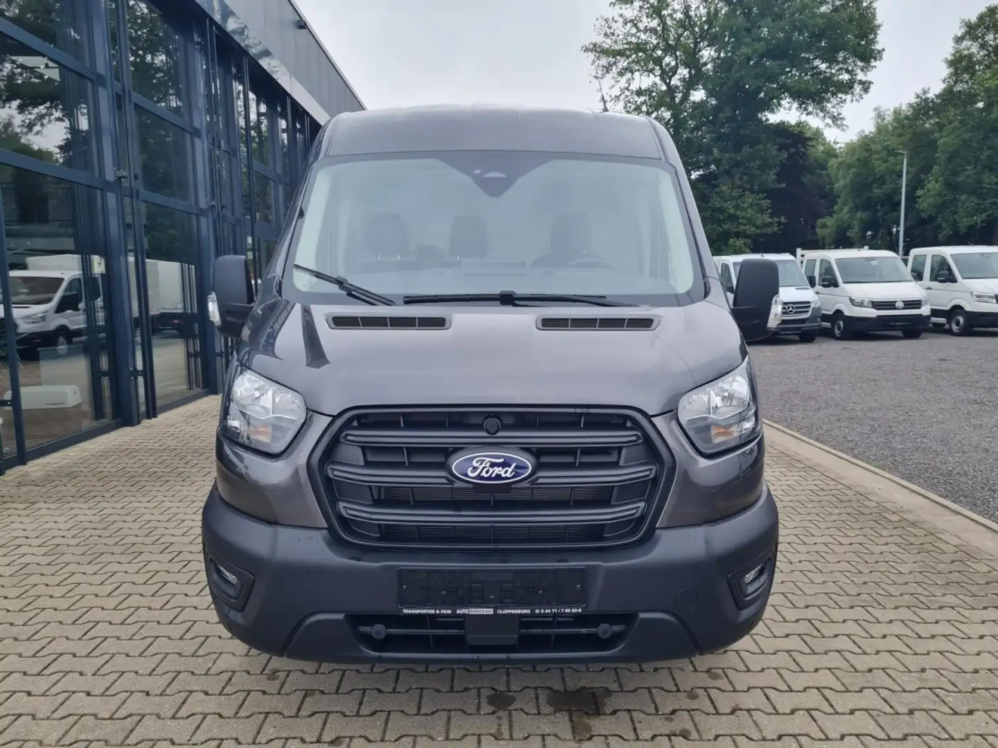 Ford Transit 350 Kasten L3H2 AG Trend AHK KAMERA TEMPOM Grau - 2