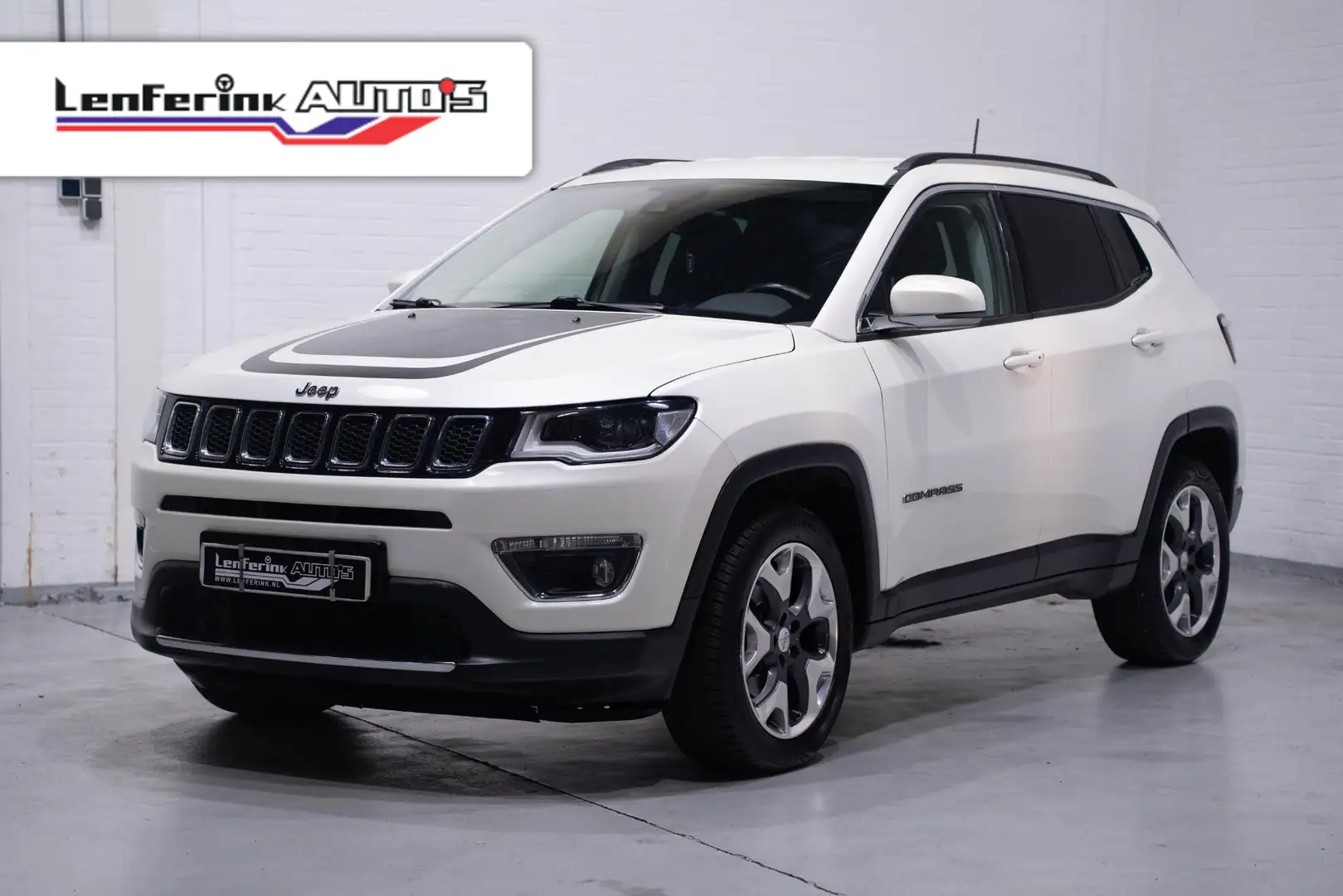 Jeep Compass 2.0 MultiJet 4x4 Limited Grijs Kenteken 2p Navi, T Weiß - 1