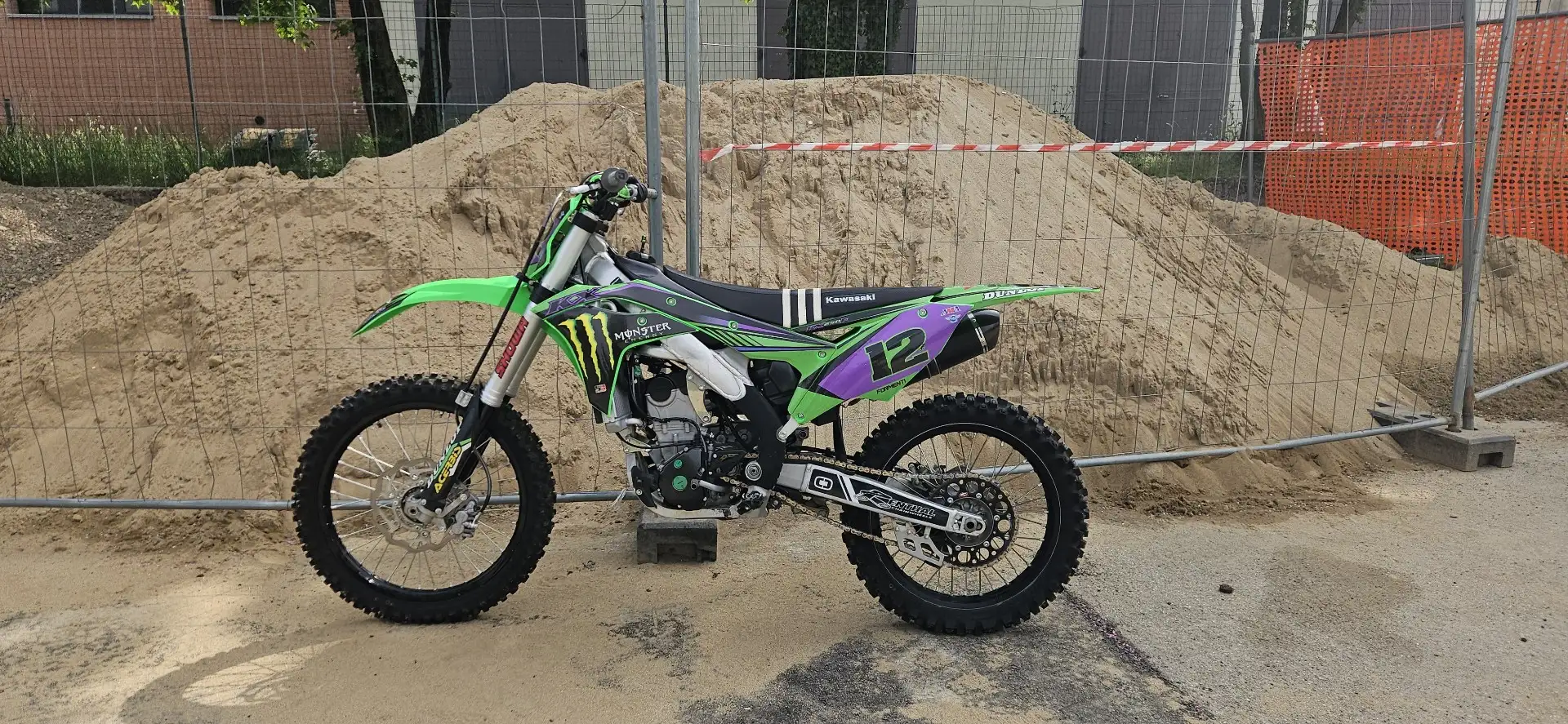 Kawasaki KX 250 KXF250 4T Cross Verde - 1
