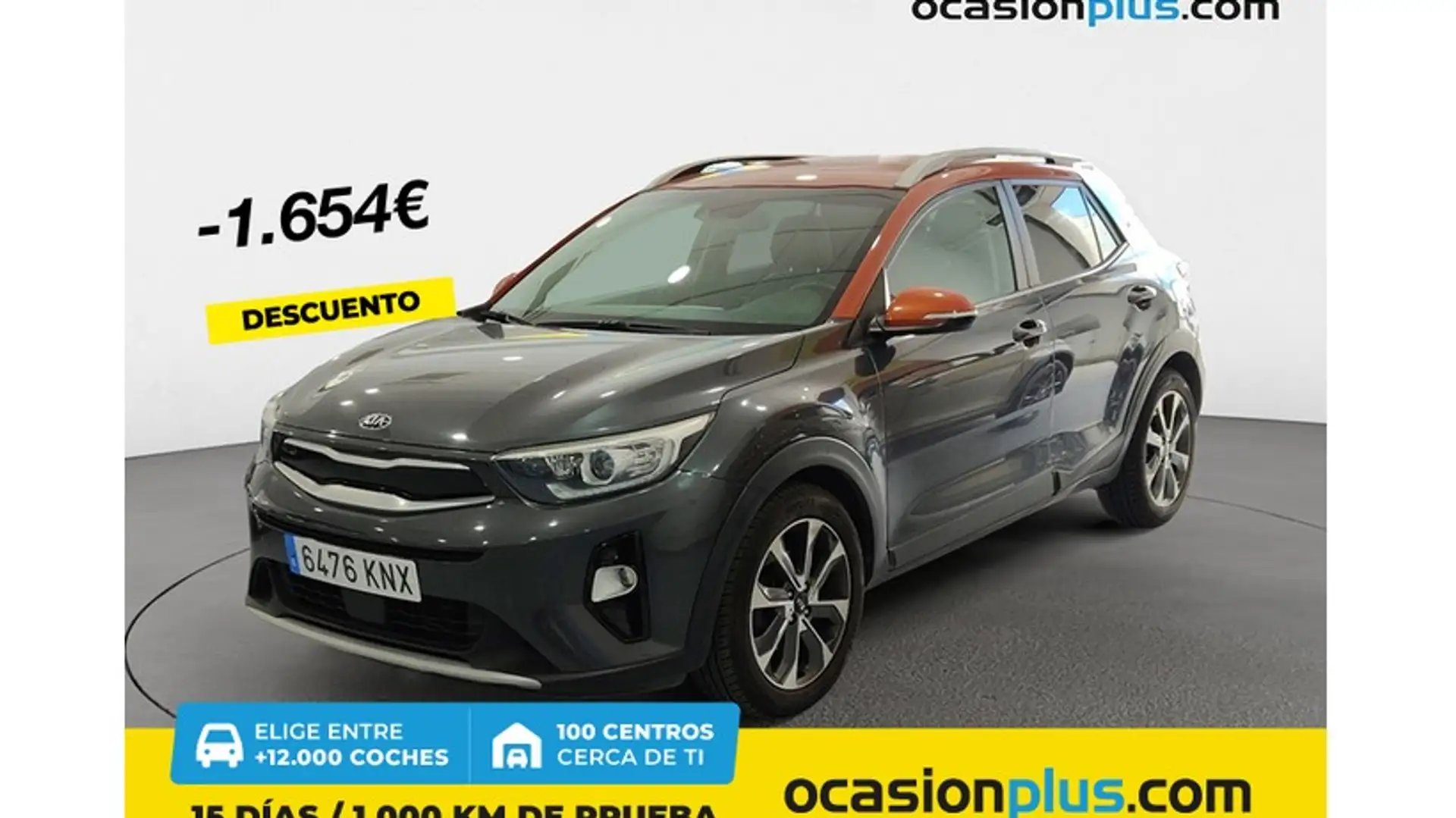 Kia Stonic 1.0 T-GDi Eco-Dynamic Tech DCT 120 Gris - 1
