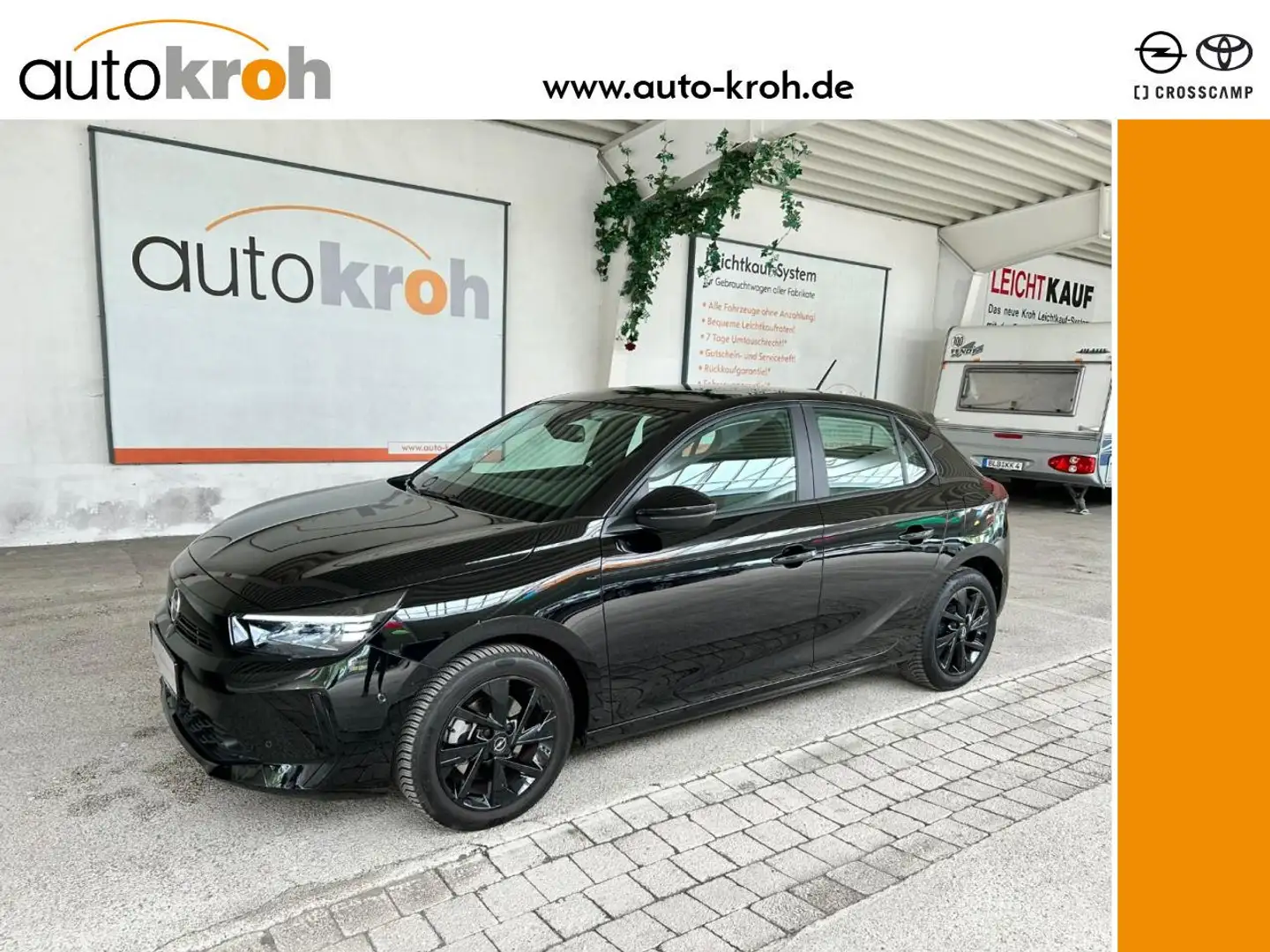 Opel Corsa PDC  Sitz/Lenkradh. Schwarz - 1