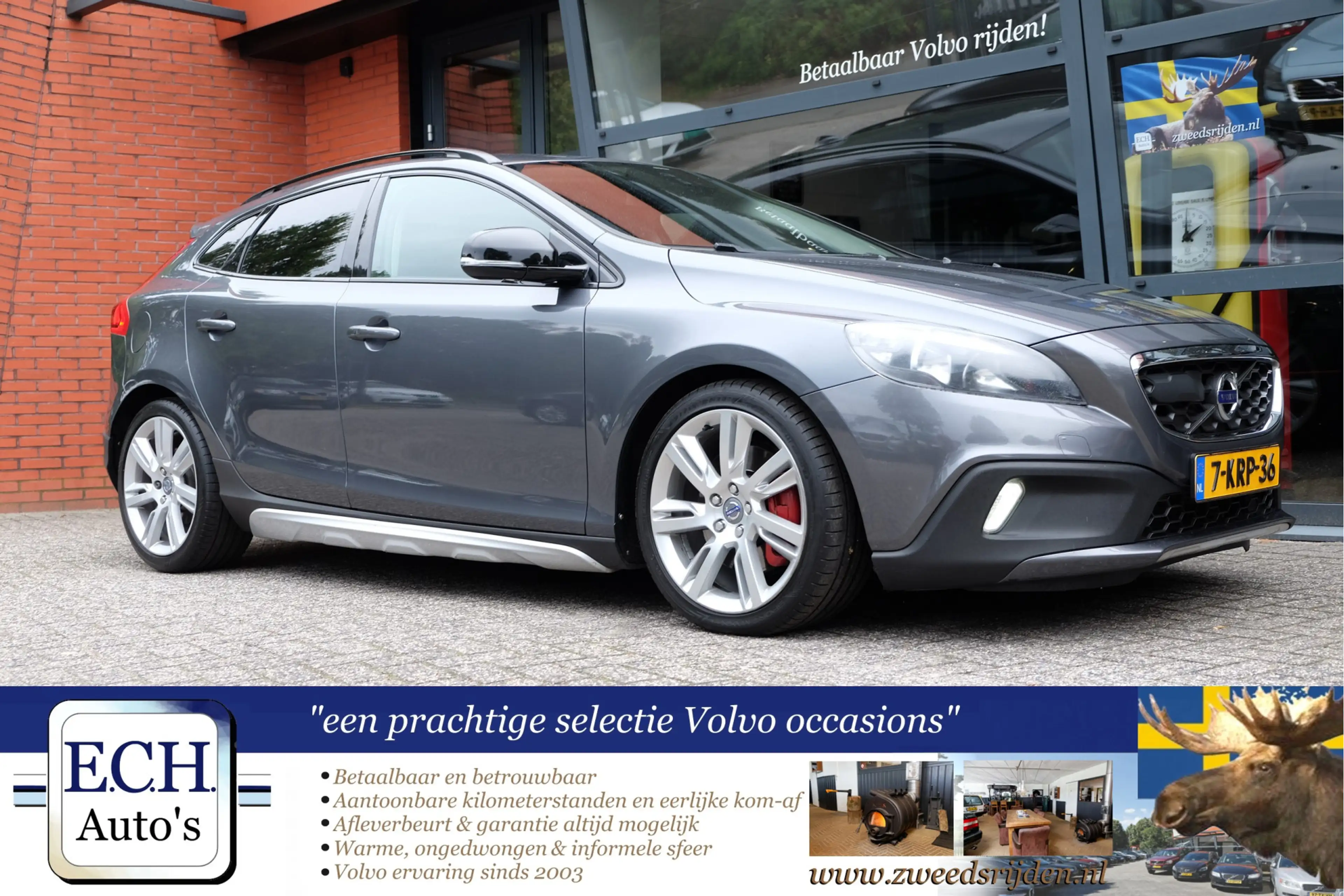 Volvo V40 Cross Country 2.5 T5 5-cilinder, AUT. Summum, Leer, Adaptieve CC