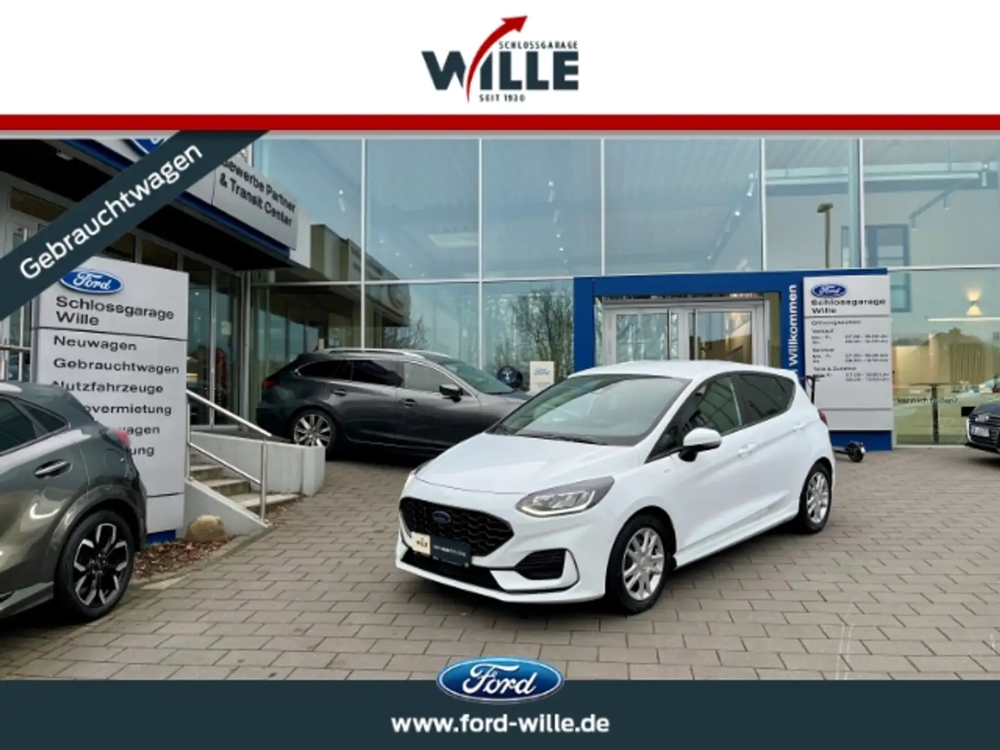 Ford Fiesta ST-Line LED PDC Kamera Styling-Paket Tempomat Blanc - 1
