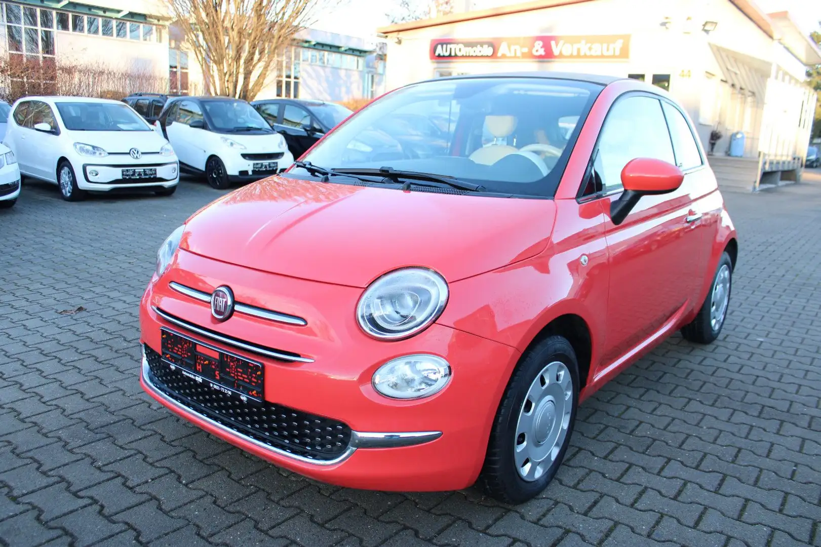 Fiat 500C 1.2 Klima,PDC Rot - 1