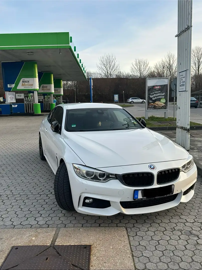 BMW 420 420d Coupe M Sport Weiß - 1