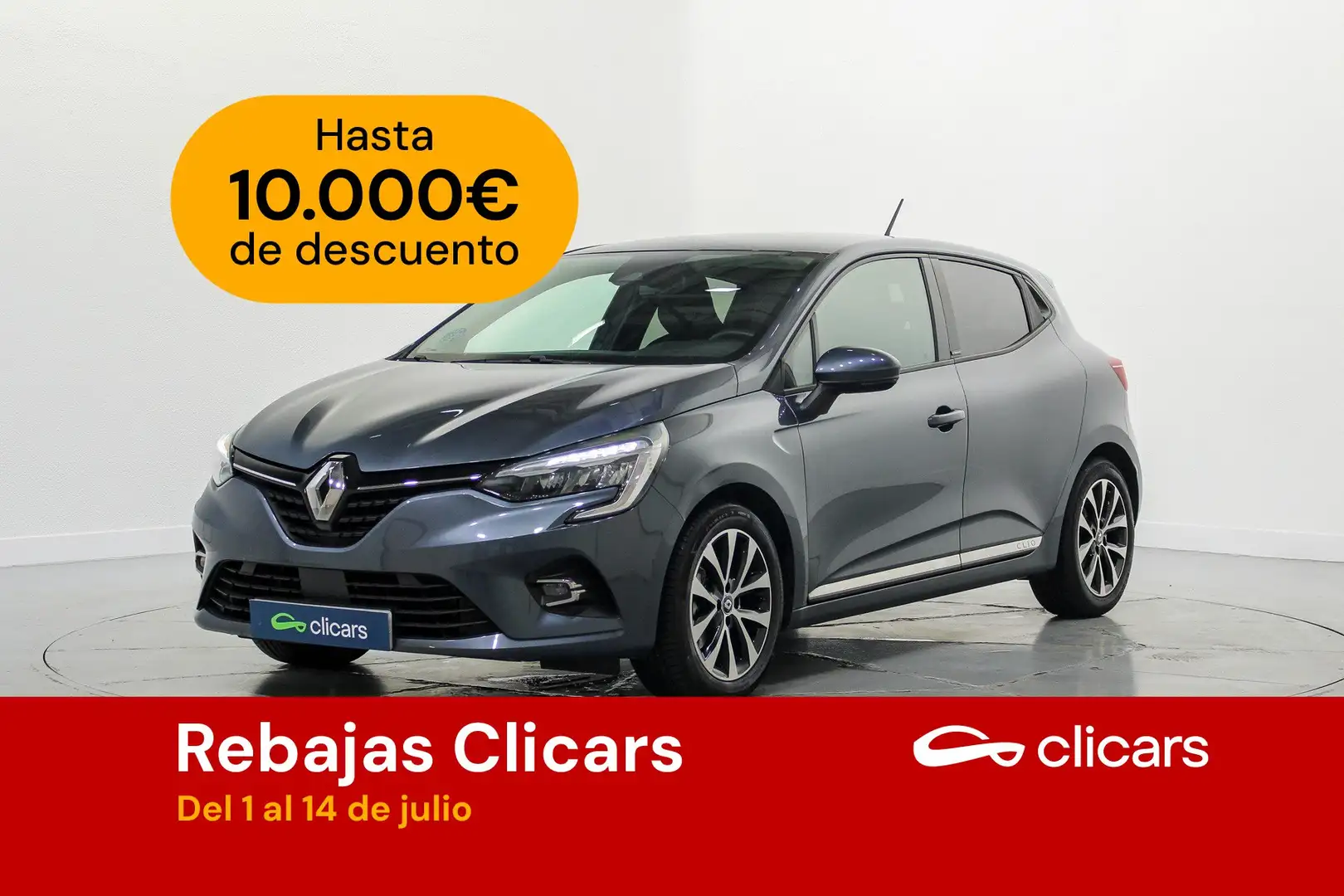 Renault Clio E-TECH Híbrido Intens 103kW Gris - 1