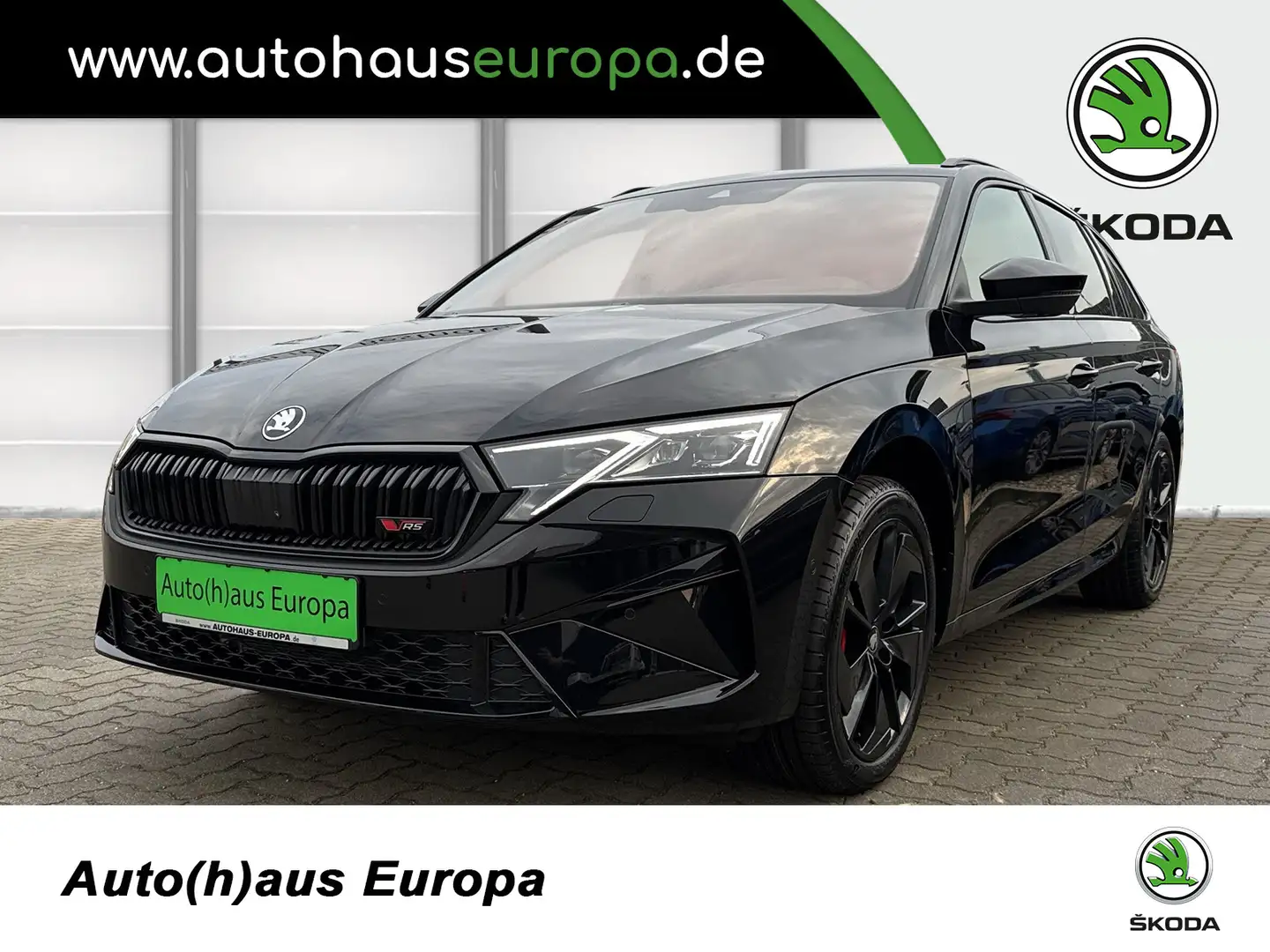 Skoda Octavia Combi 2.0 TSI RS AHK ACC210 360 WSS 4x SHZ Schwarz - 1
